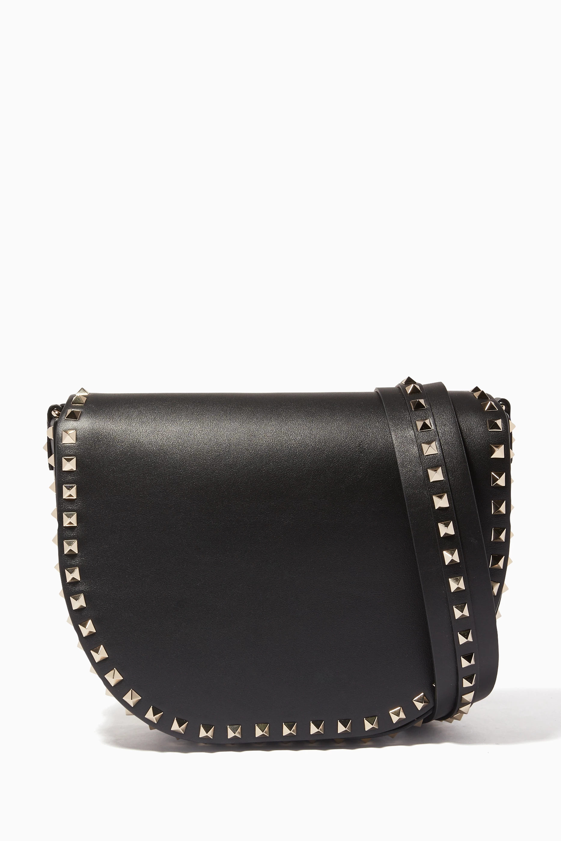 Valentino rockstud top saddle bag
