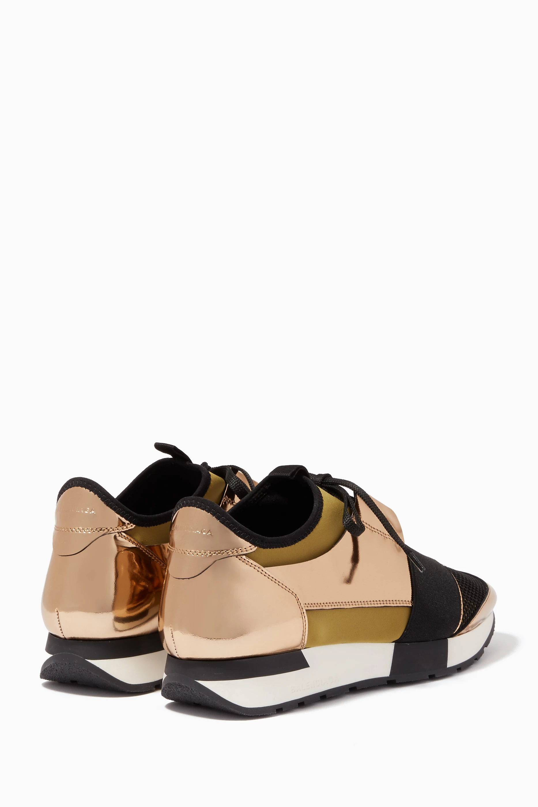 Balenciaga runners gold 2025