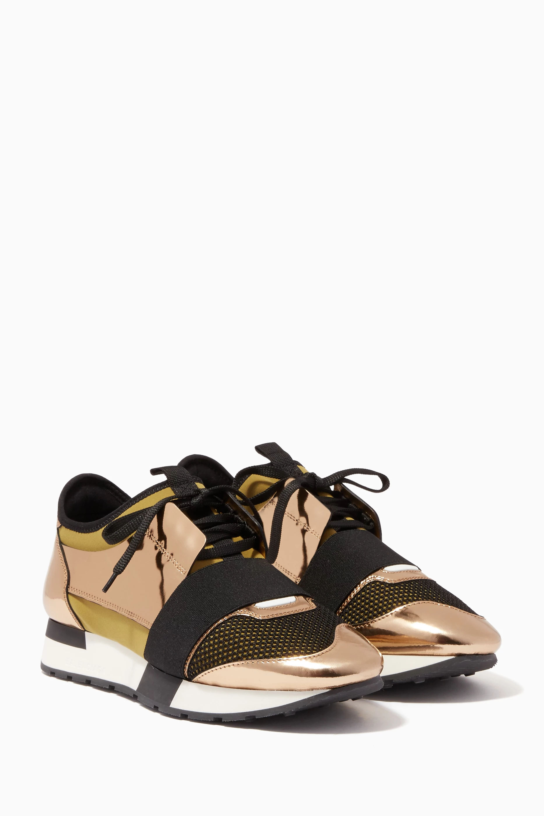 Balenciaga runners womens gold outlet