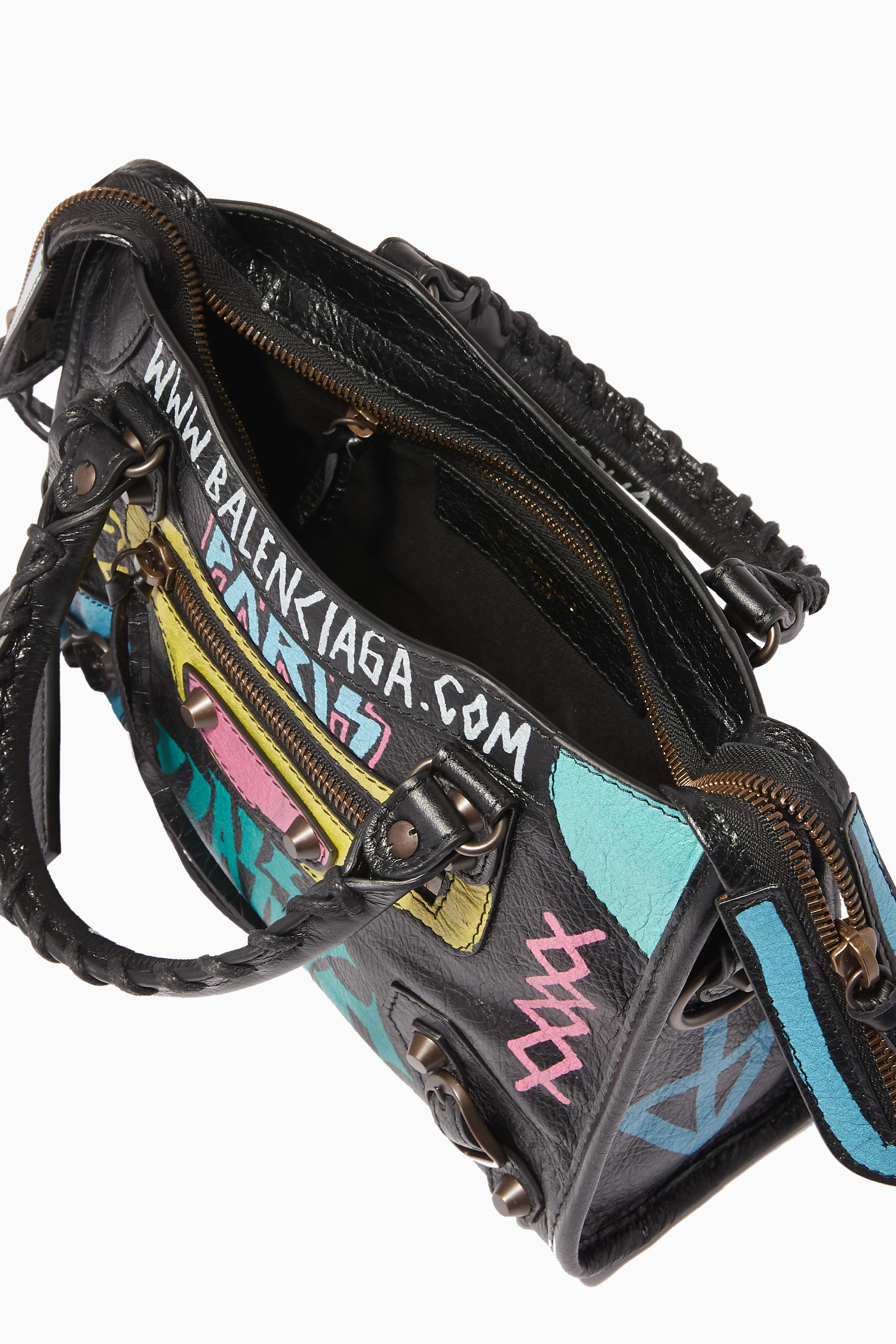 Balenciaga mini graffiti bag deals