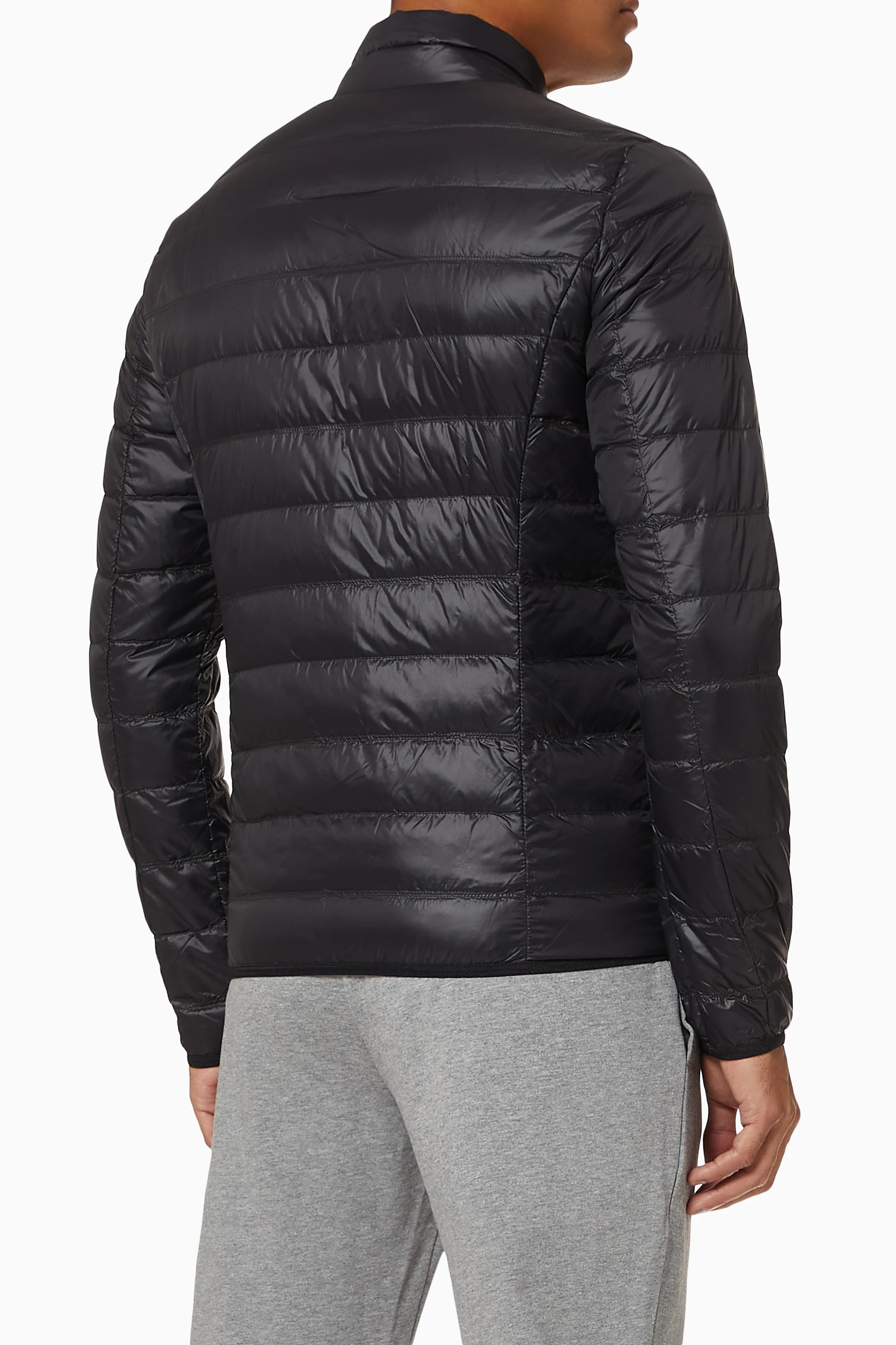 Buy Emporio Armani Black EA7 Train Core Down Jacket for Men in
