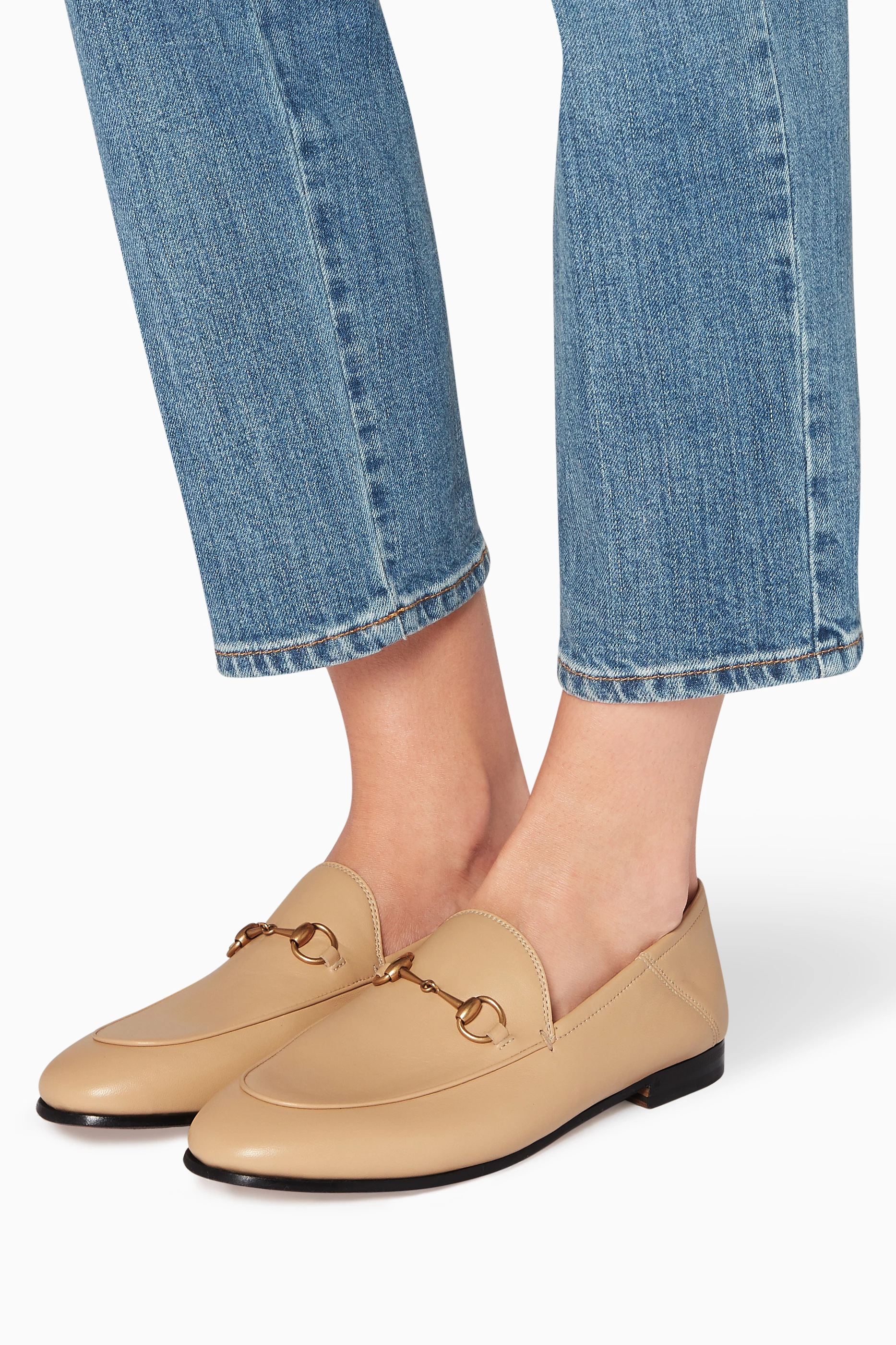 Gucci brixton loafer outlet beige