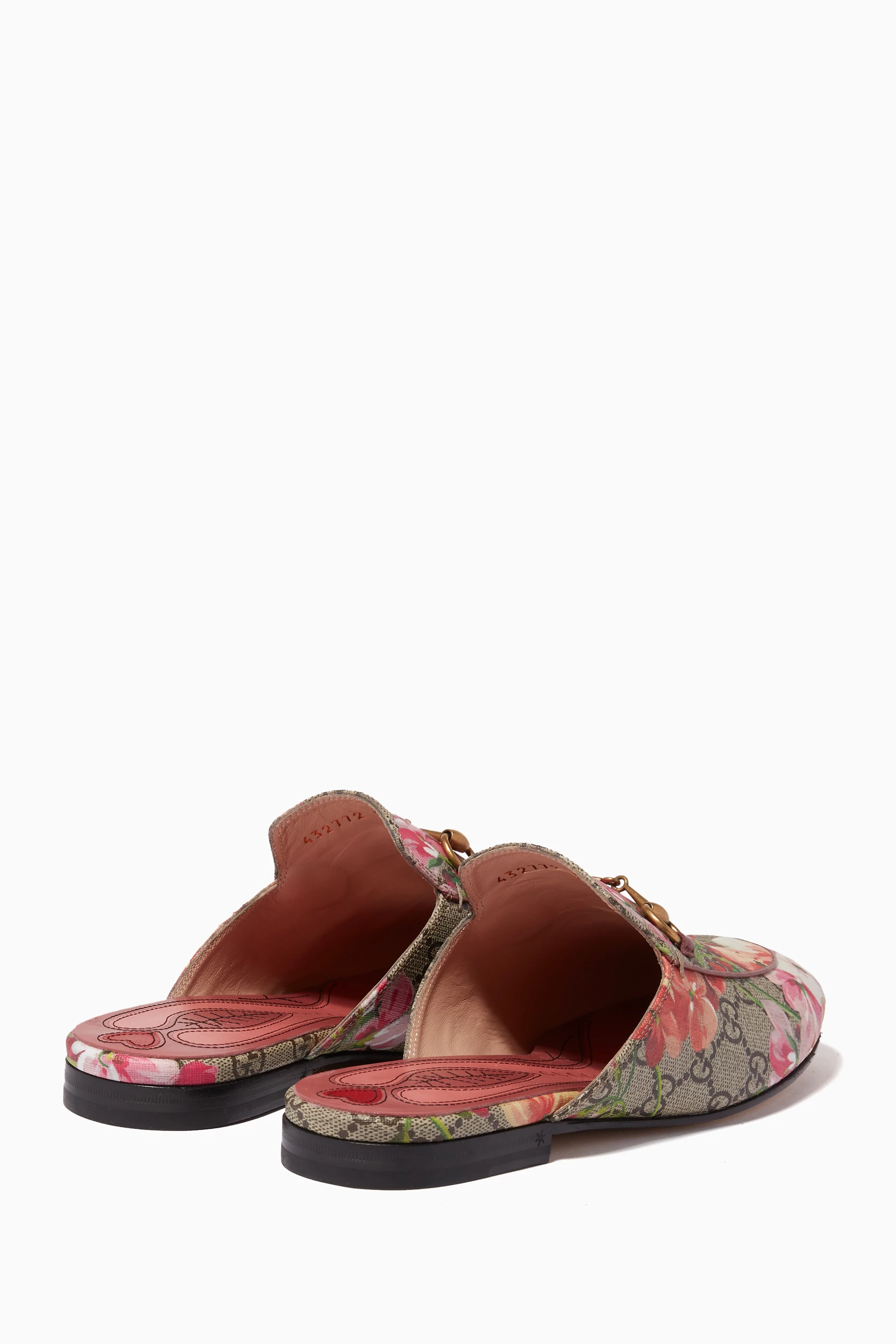 Gucci princetown gg blooms slipper best sale