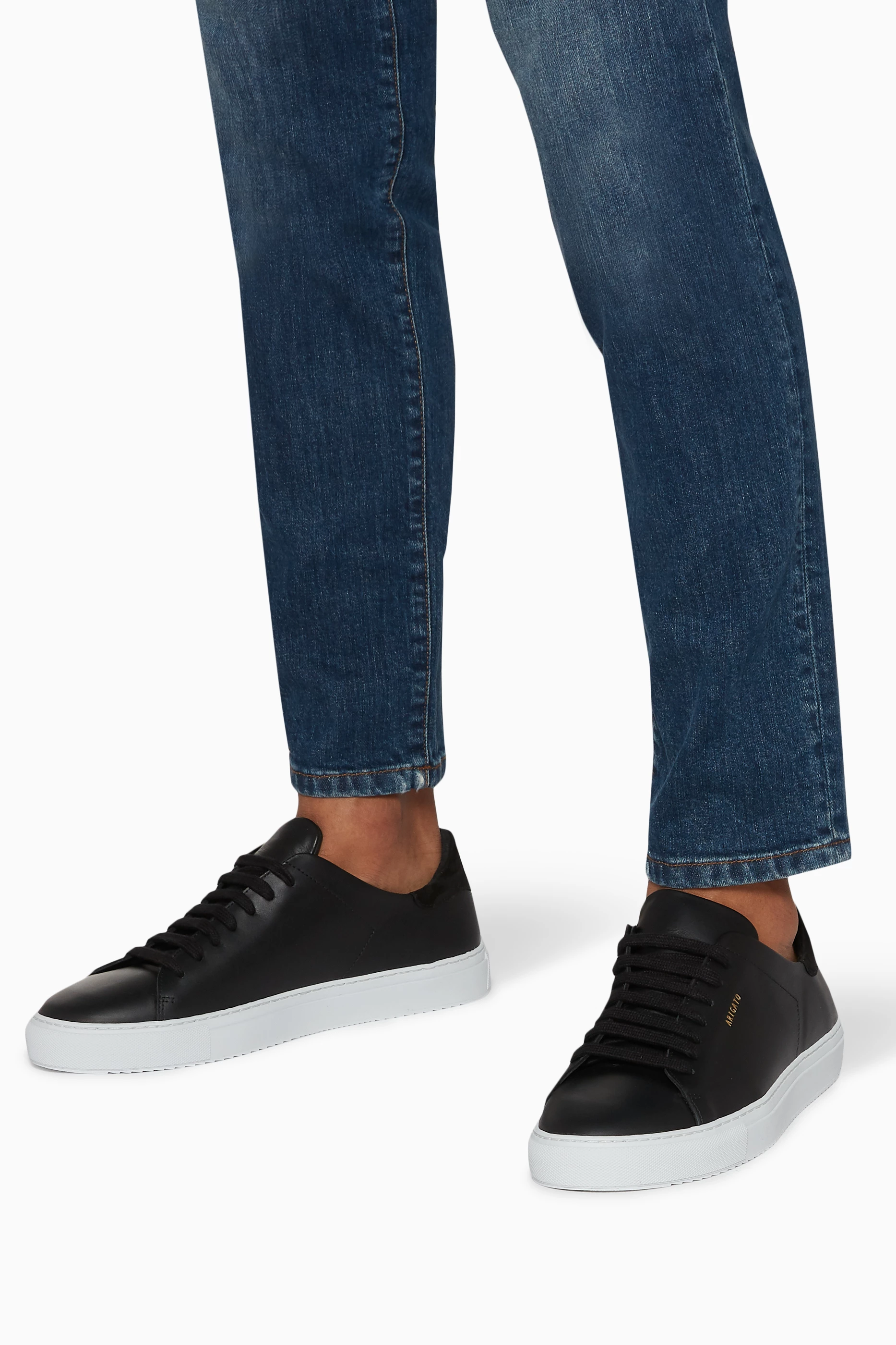 Axel arigato clean 90 sneaker sales black leather