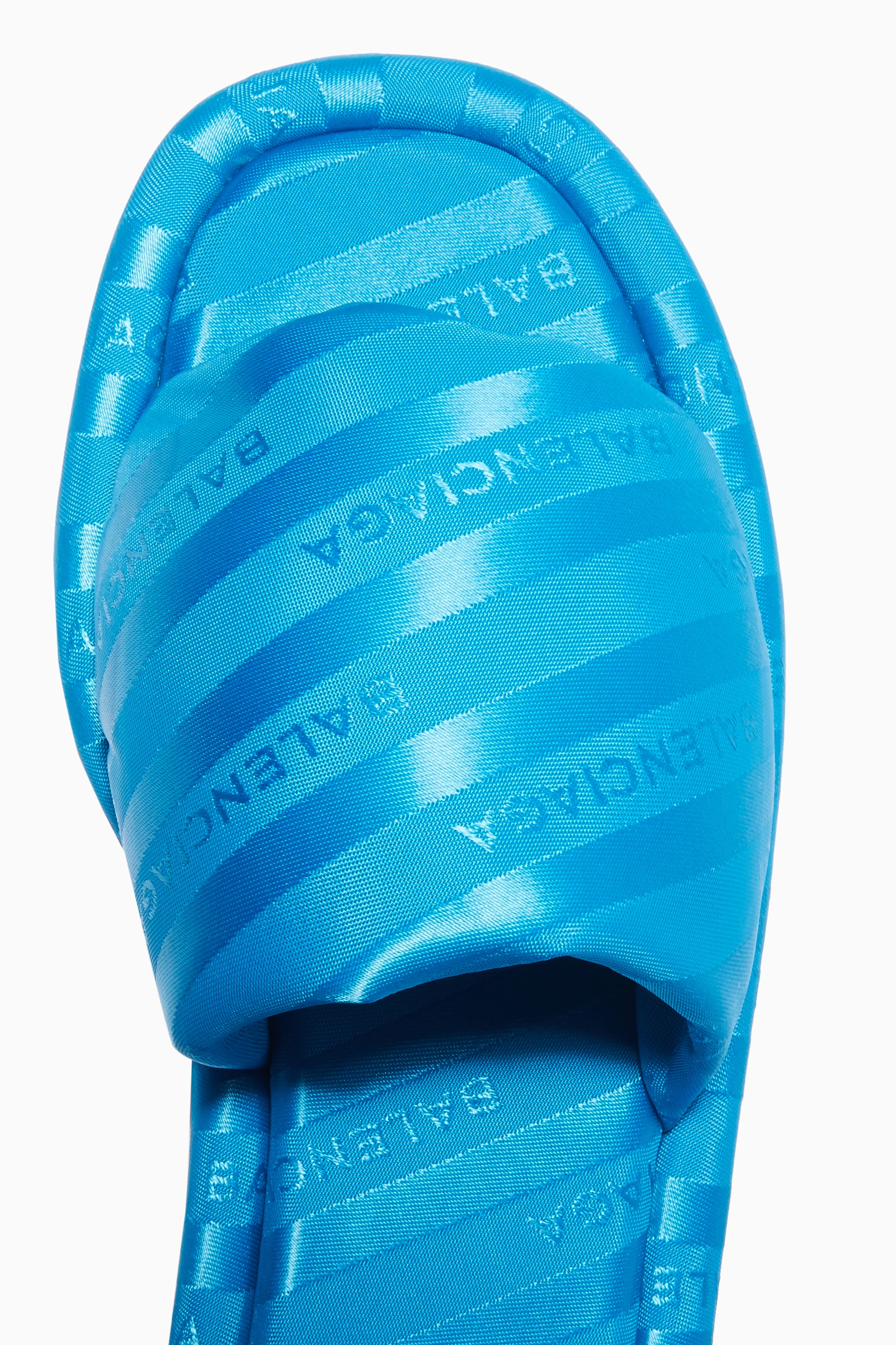 Buy Balenciaga Blue Blue Hotel Slides for Women in UAE Ounass