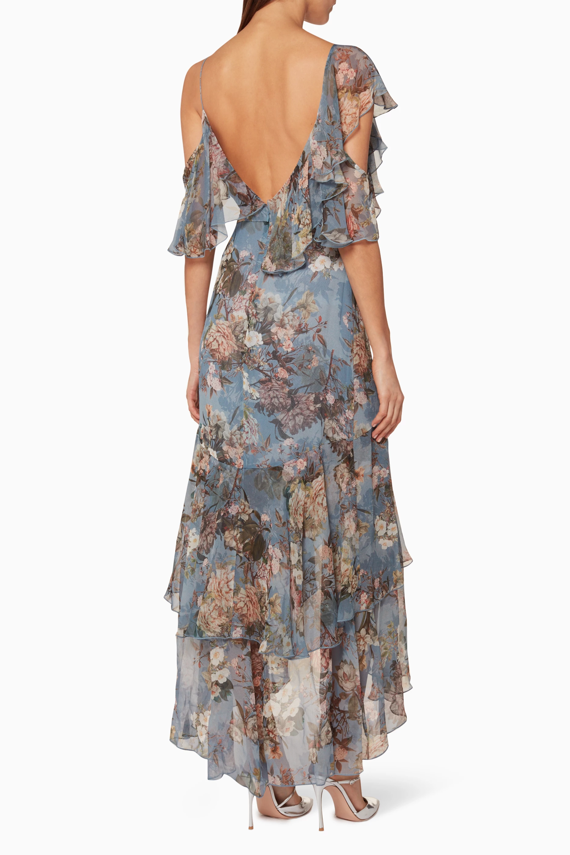 Buy Nicholas Multicolour Multi colour Arielle Floral Wrap Maxi
