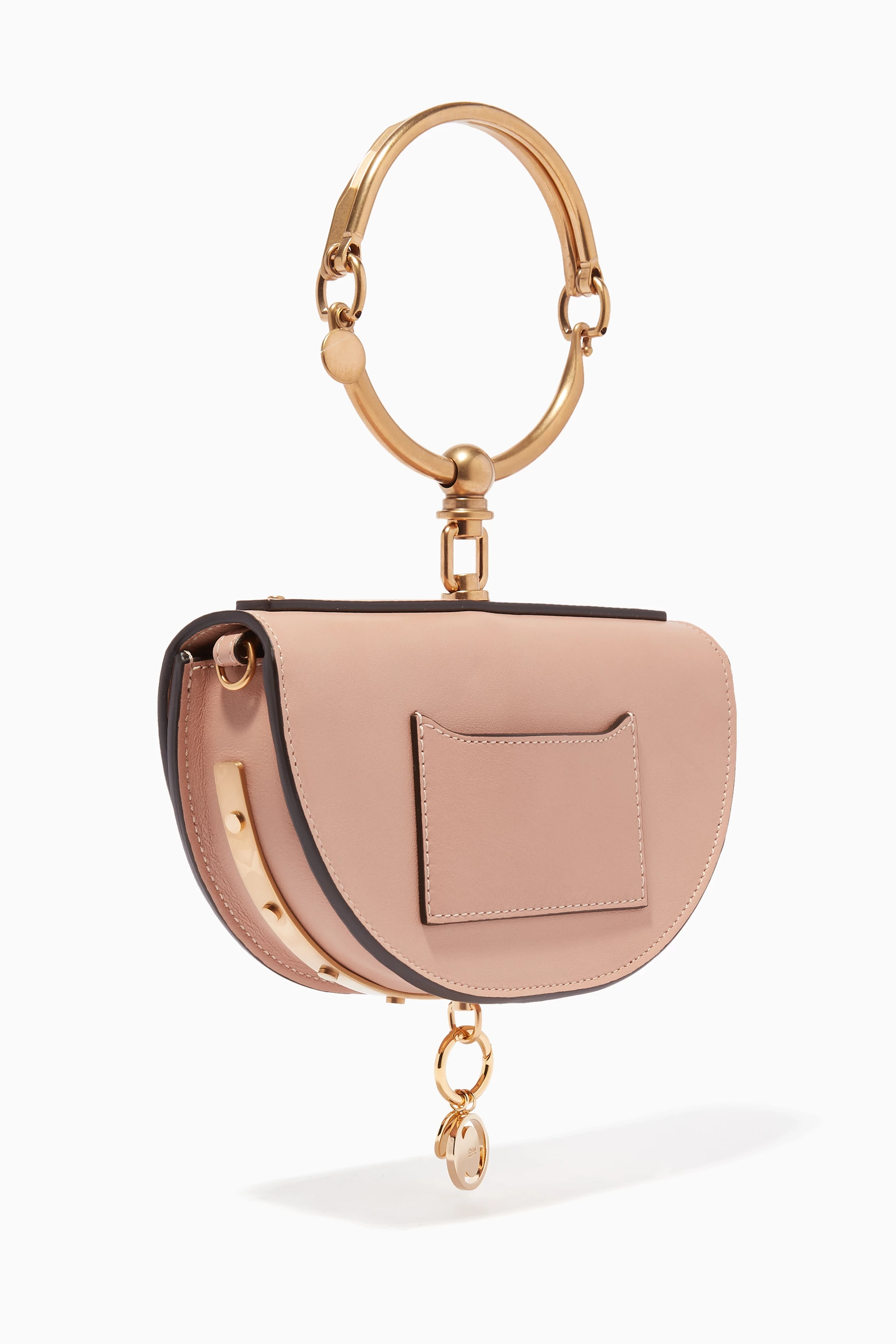Chloe nile minaudiere new arrivals biscotti beige