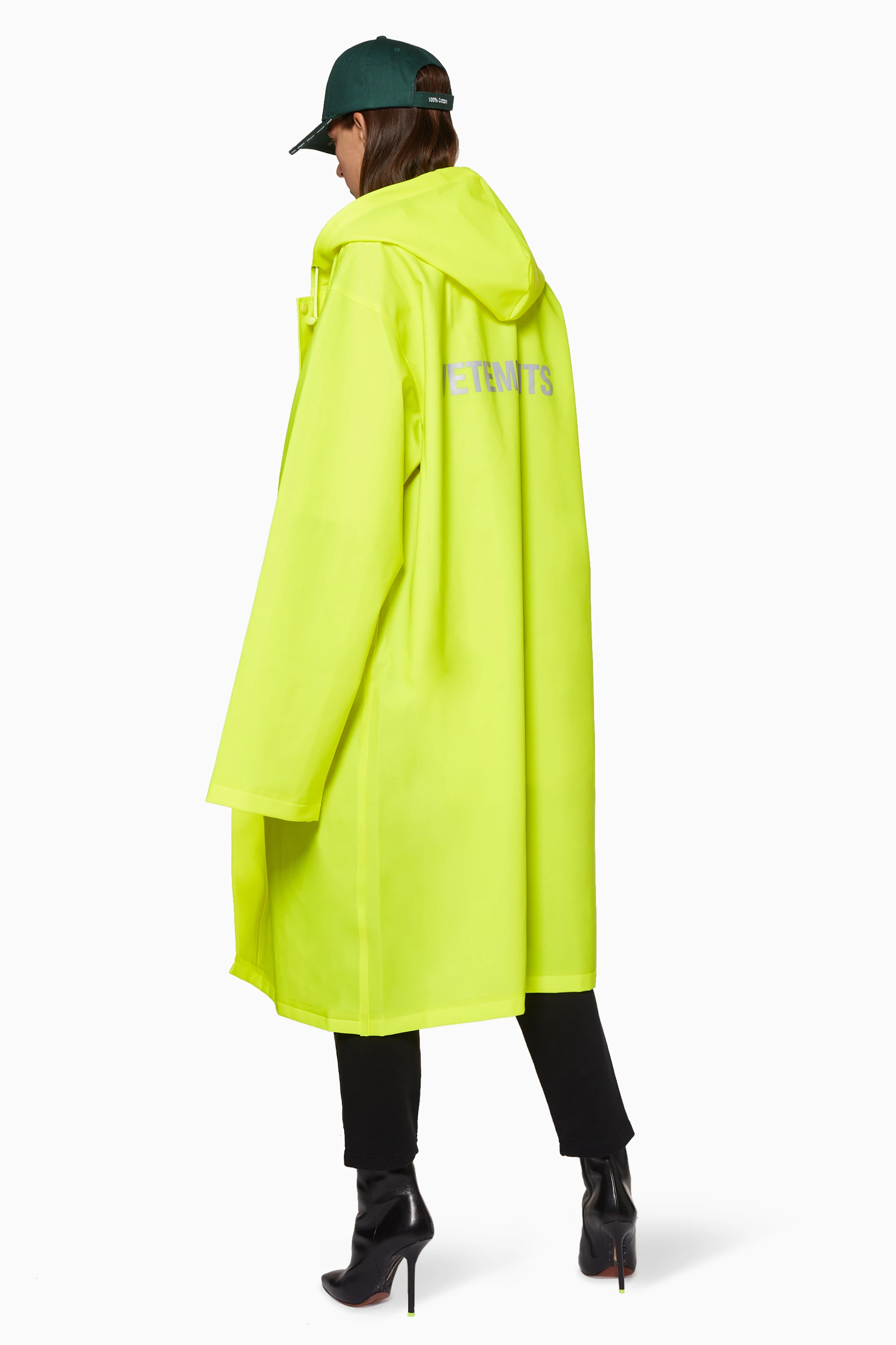 Oversized yellow raincoat hotsell