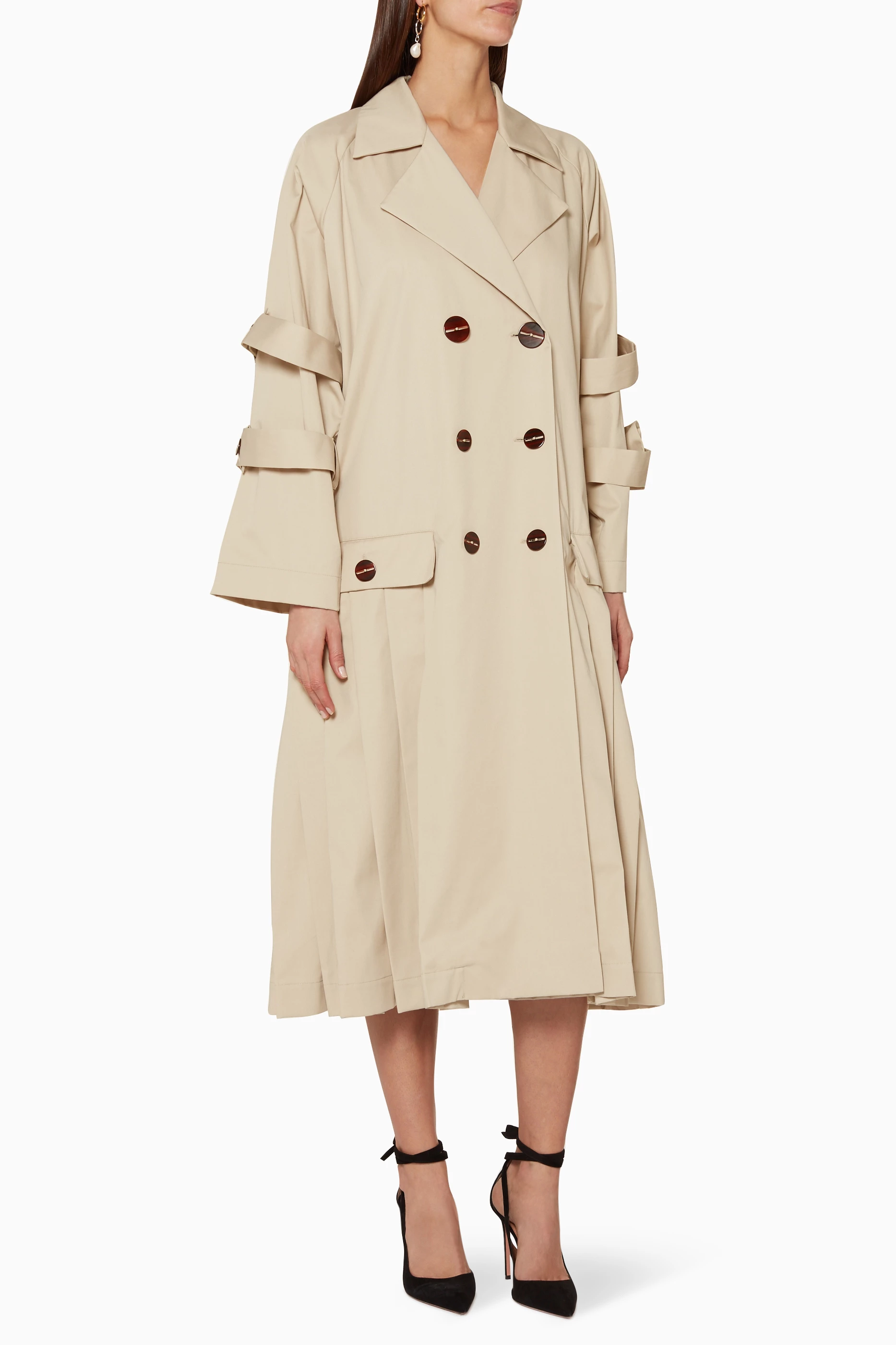 Isa arfen on sale trench coat