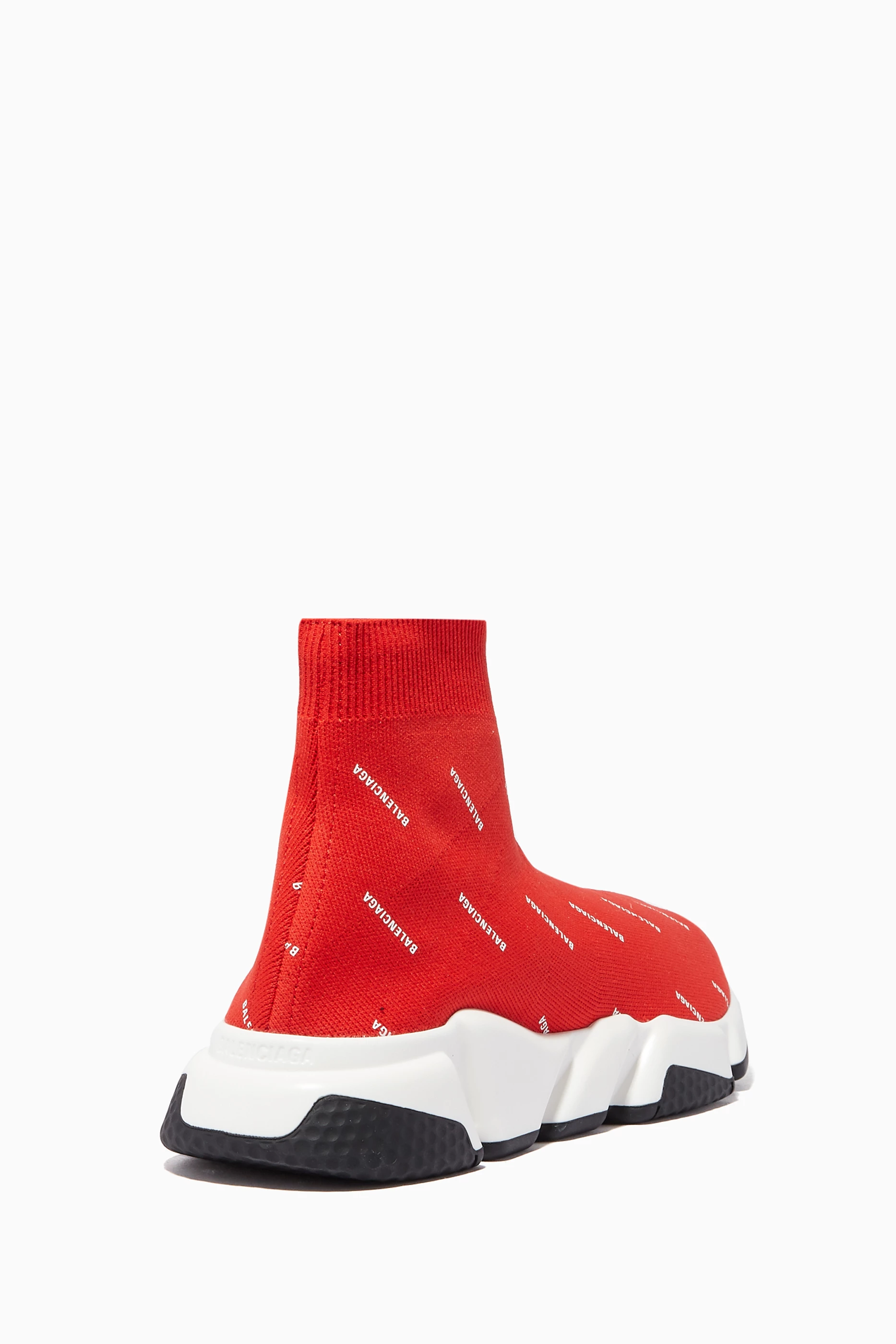 Balenciaga red sneakers womens store