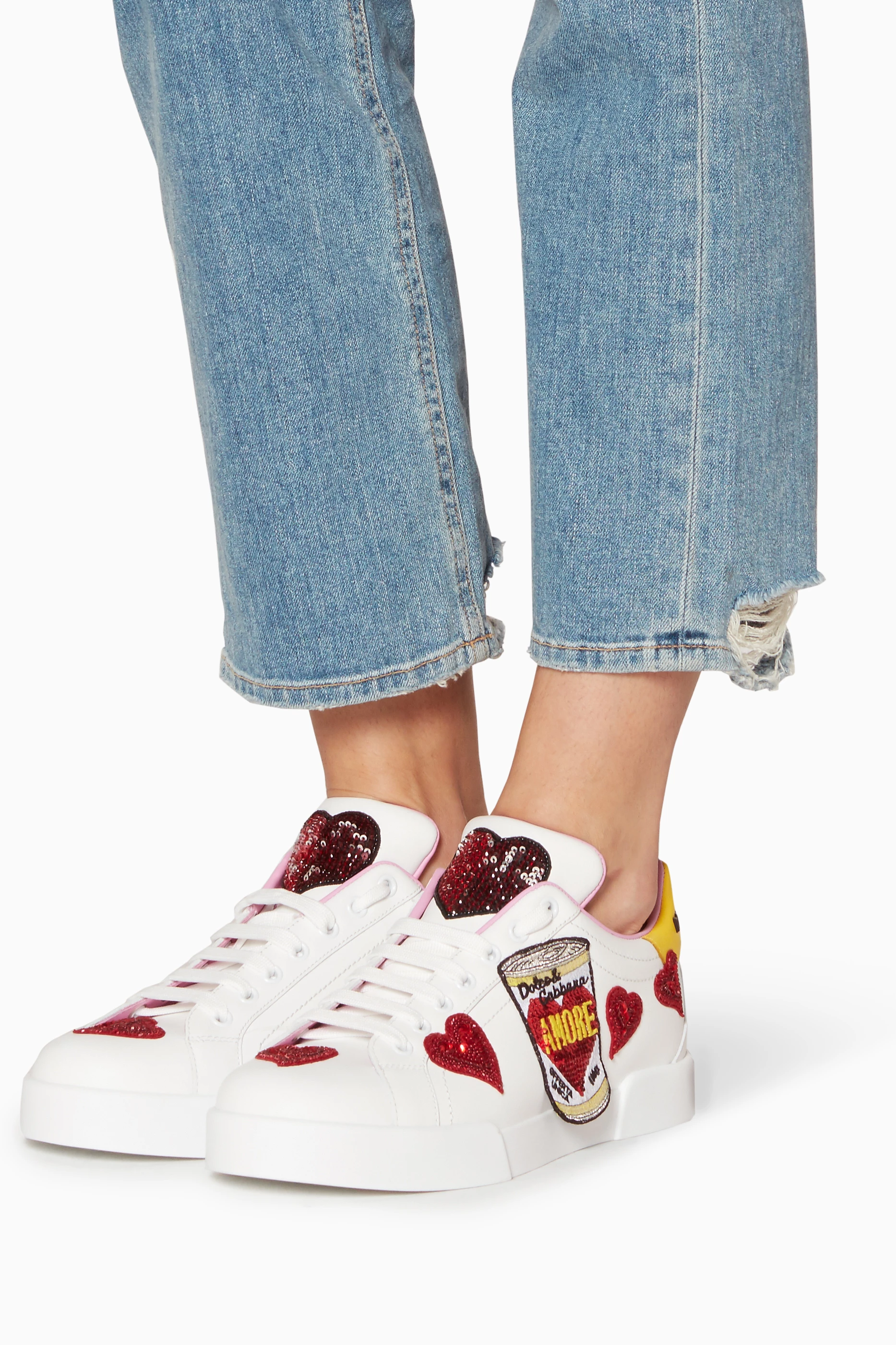 Dolce and gabbana amore sneakers top
