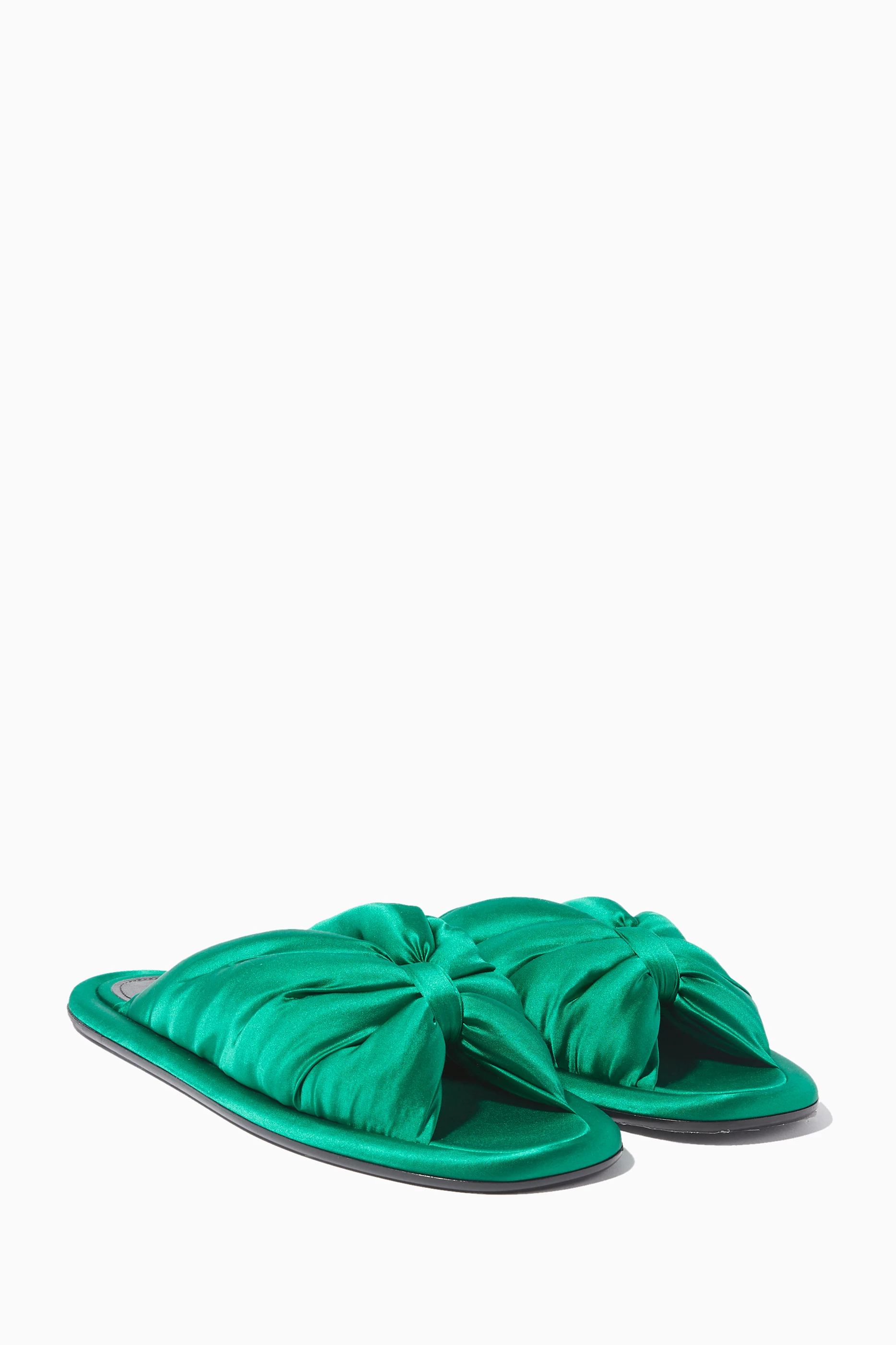 Balenciaga bow top slides