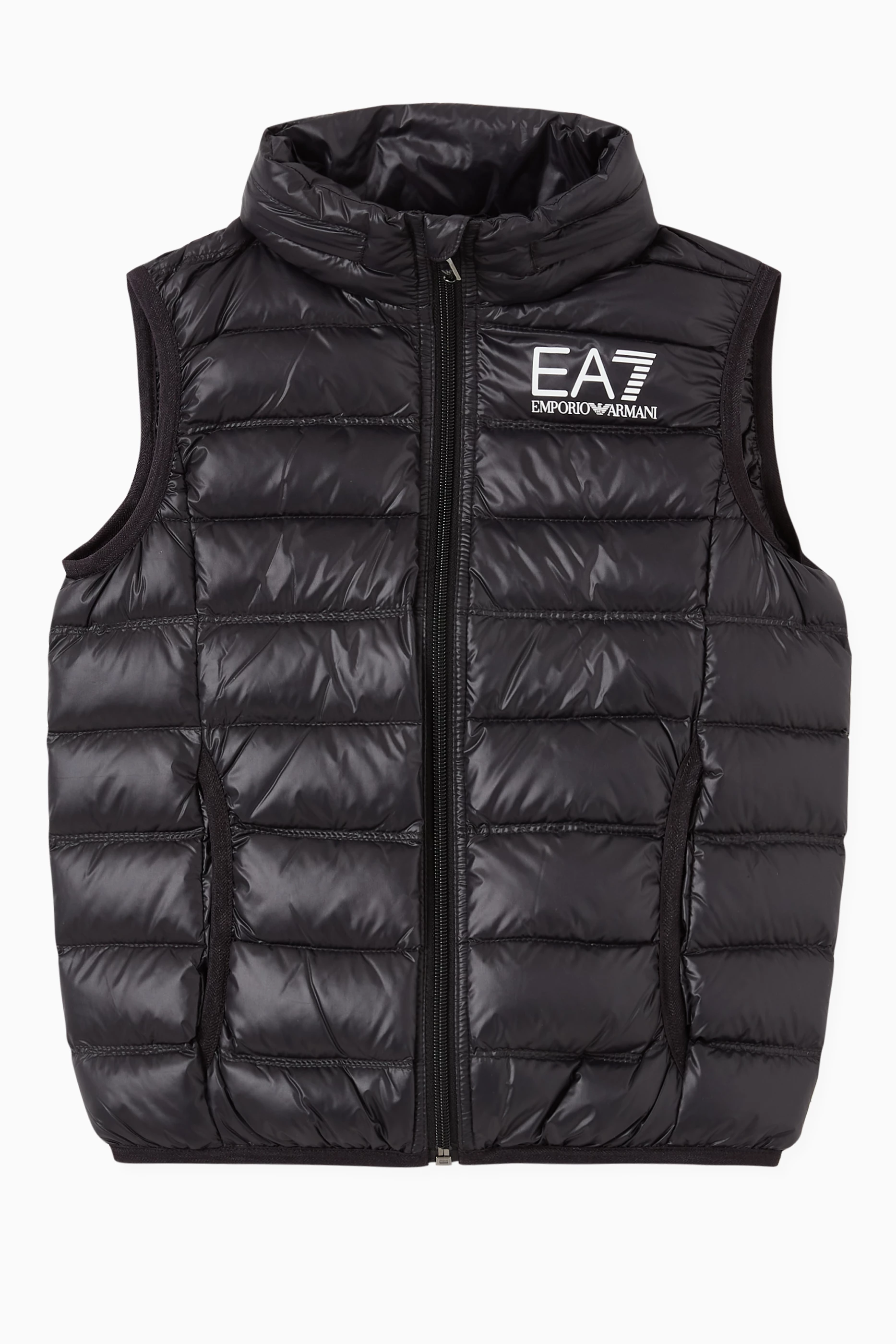 Ea7 bodywarmer 2025 with hood