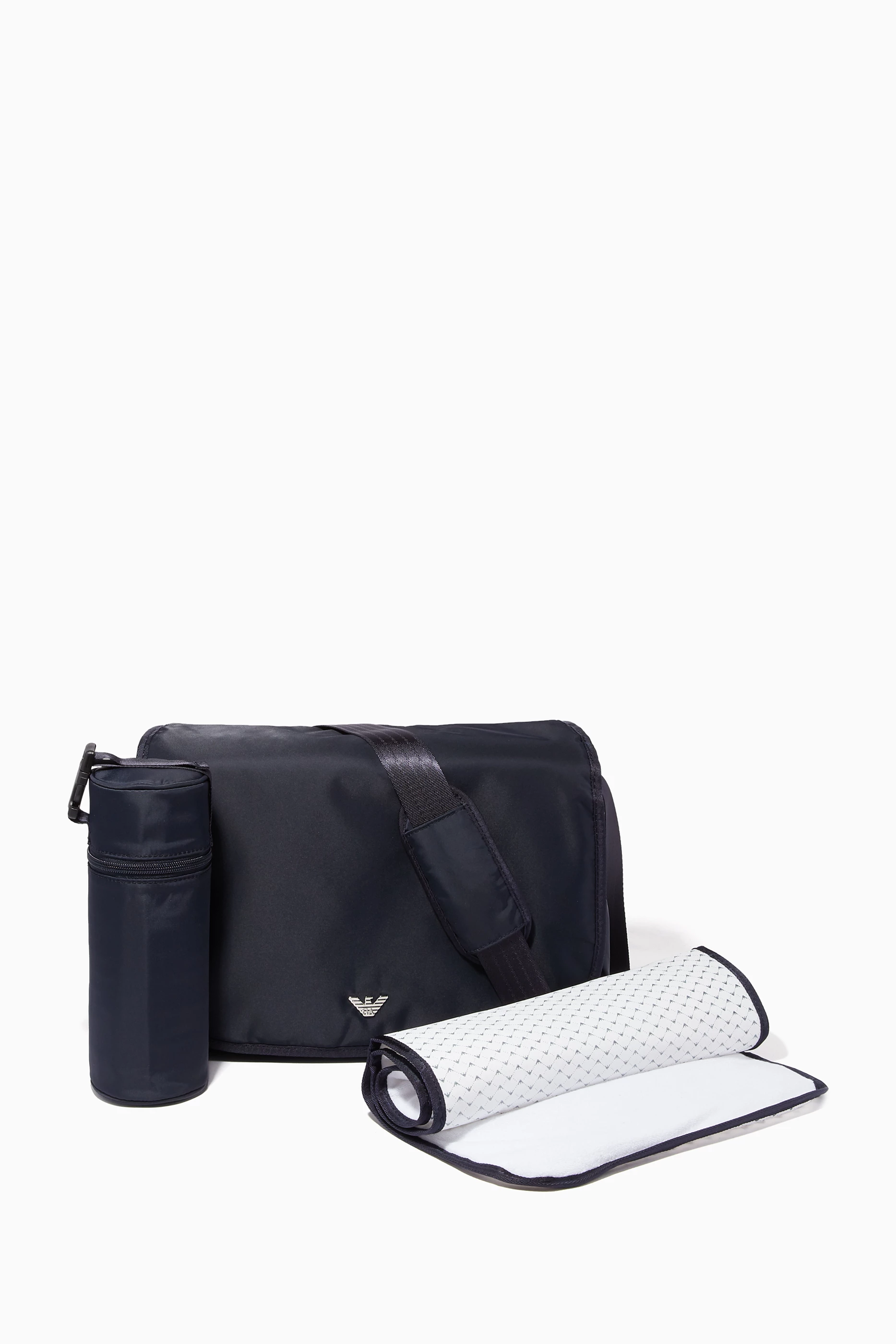 Armani changing bag hotsell navy