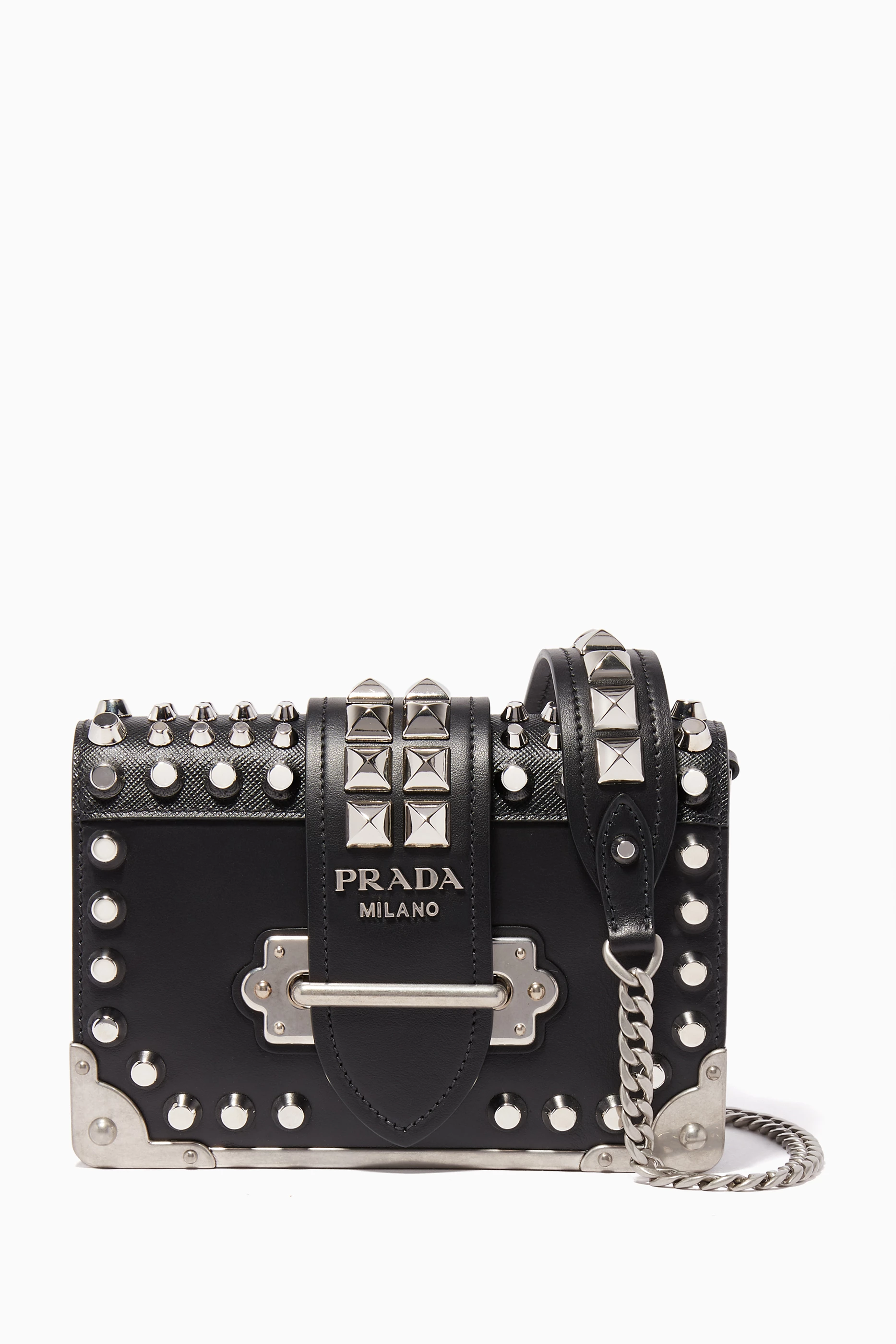 Prada cahier studded sales