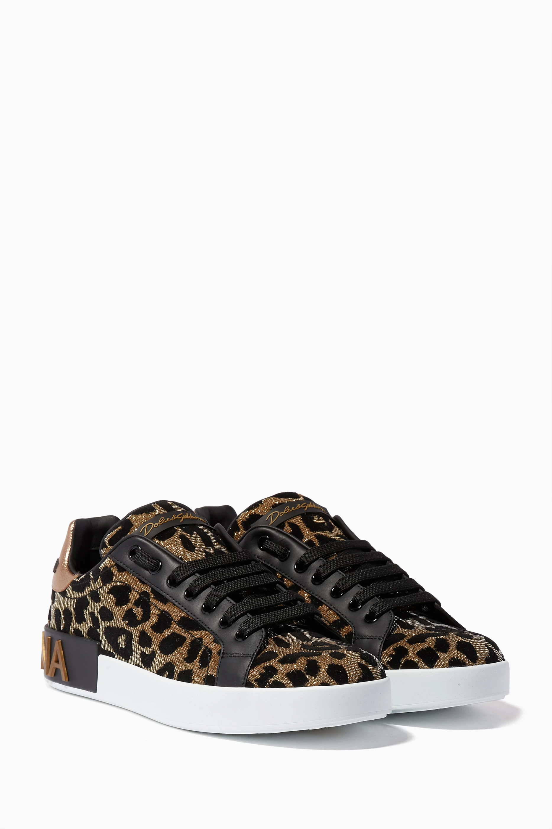 Dolce and cheap gabbana leopard shoes