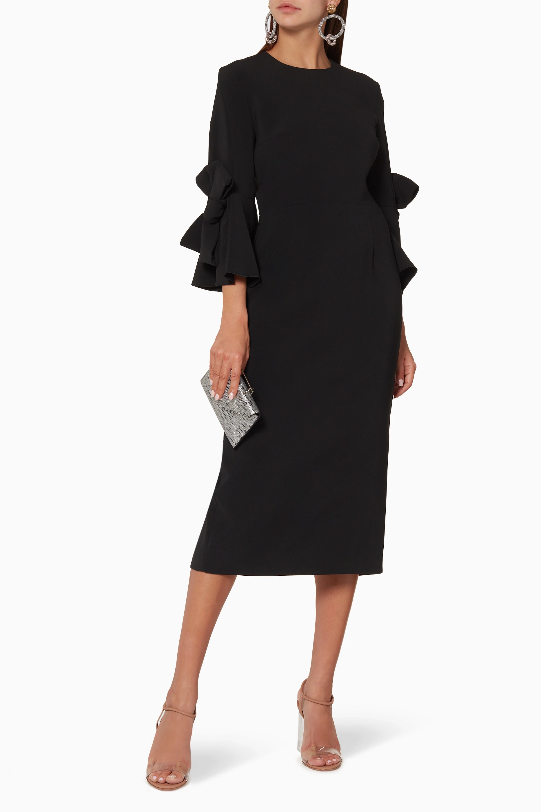 Buy Roksanda Black Black Lavete Cady Dress for Women in UAE Ounass