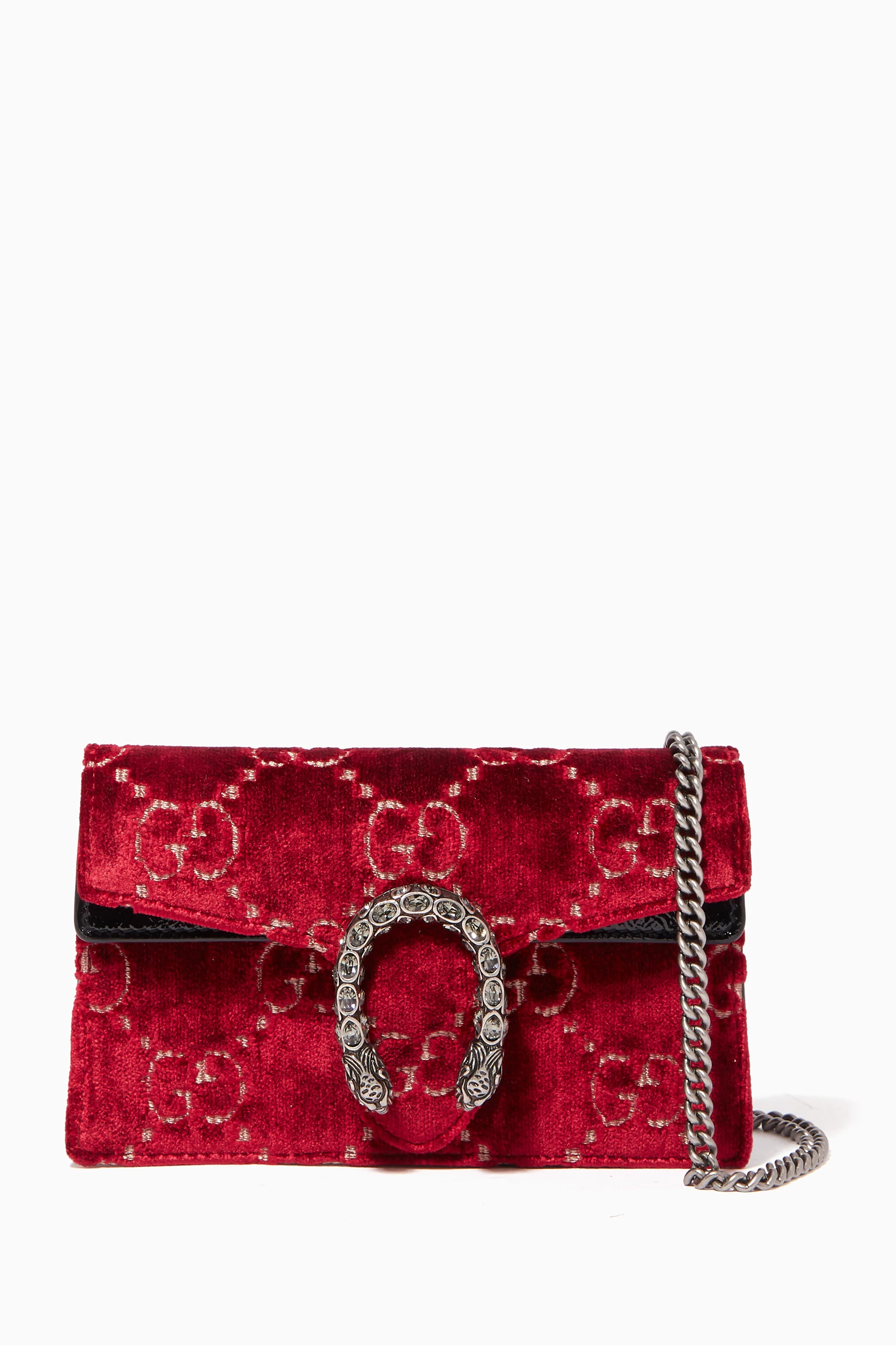 Gucci bag best sale velvet red