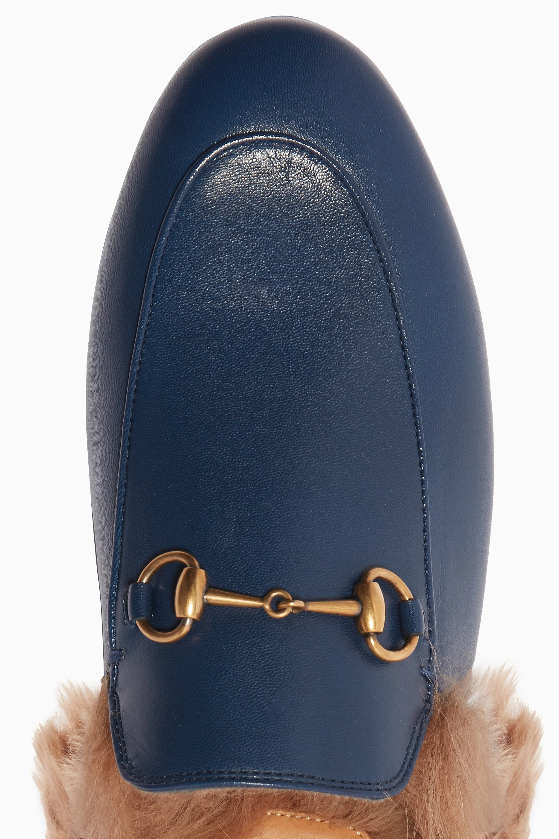 Gucci discount princetown navy