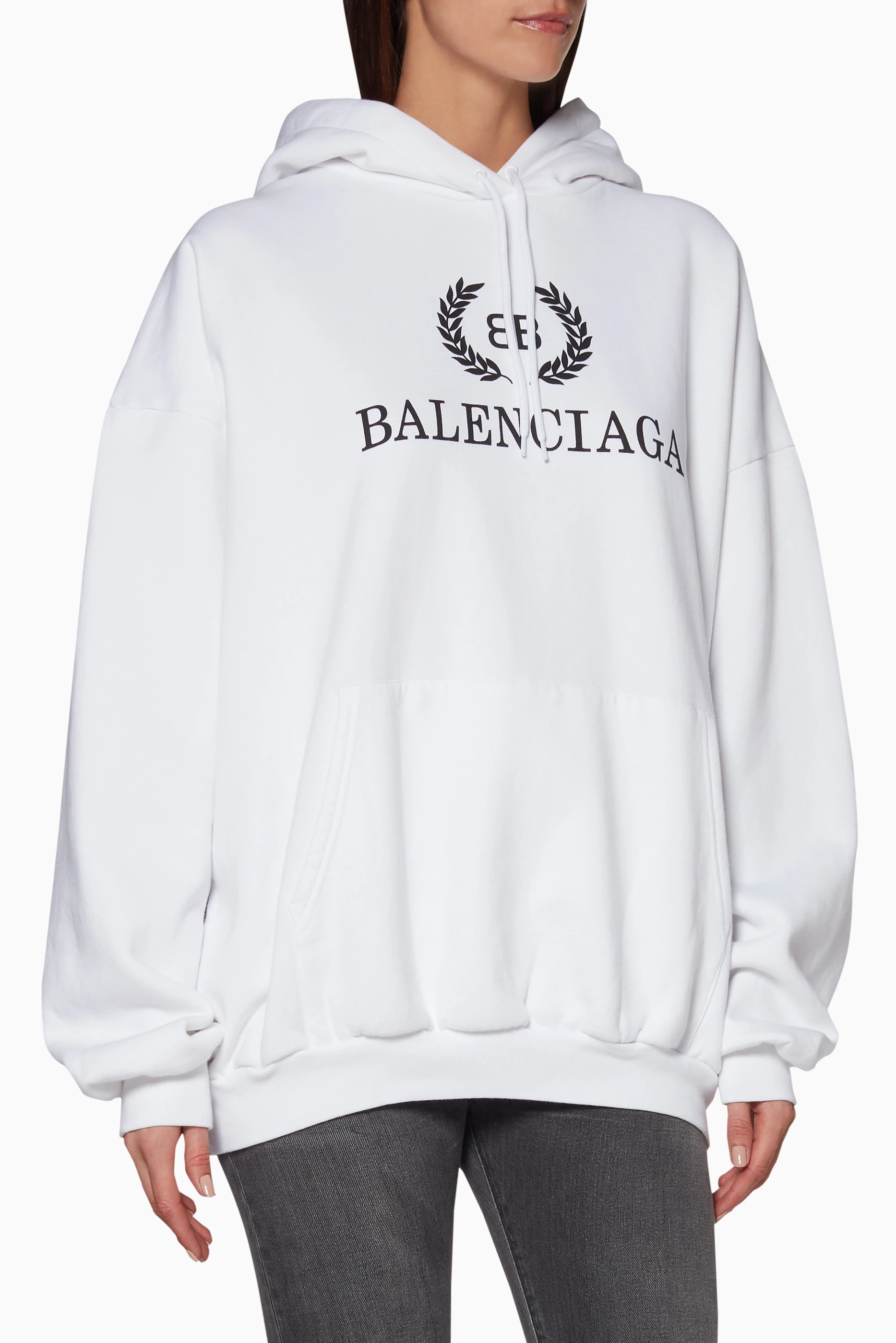Balenciaga sweatsuit womens white sale