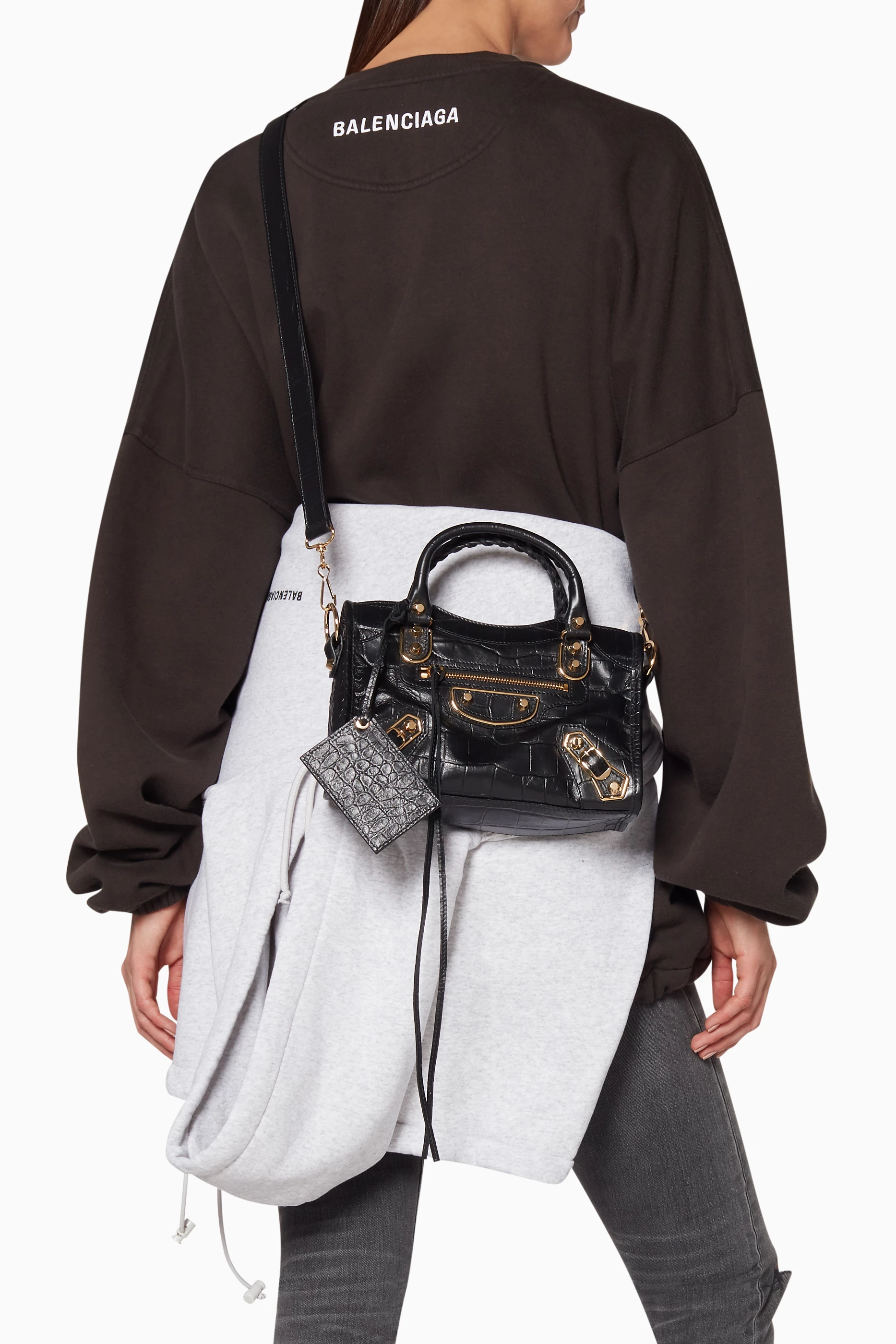 Balenciaga mini city edge black store