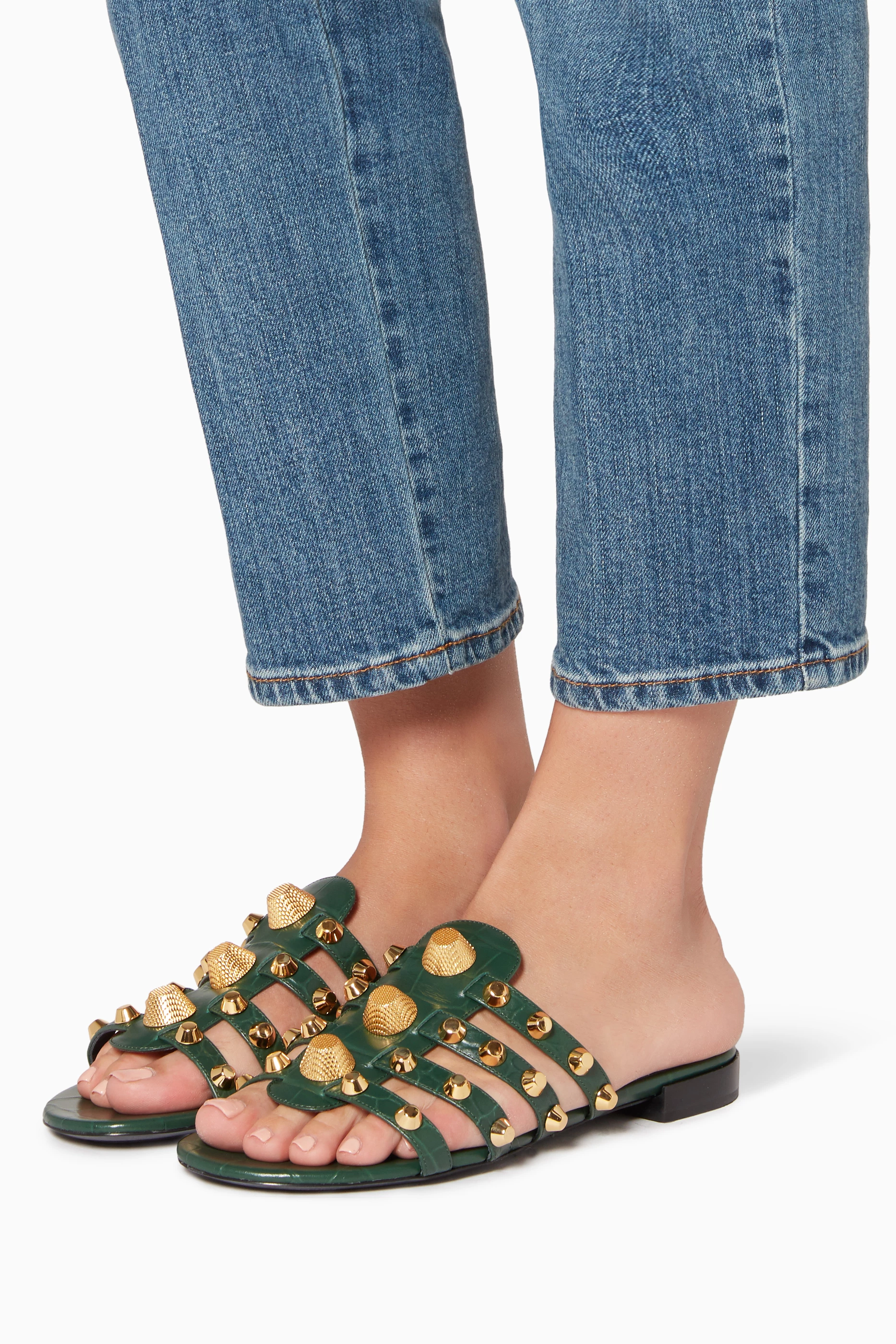 Balenciaga giant sandals store