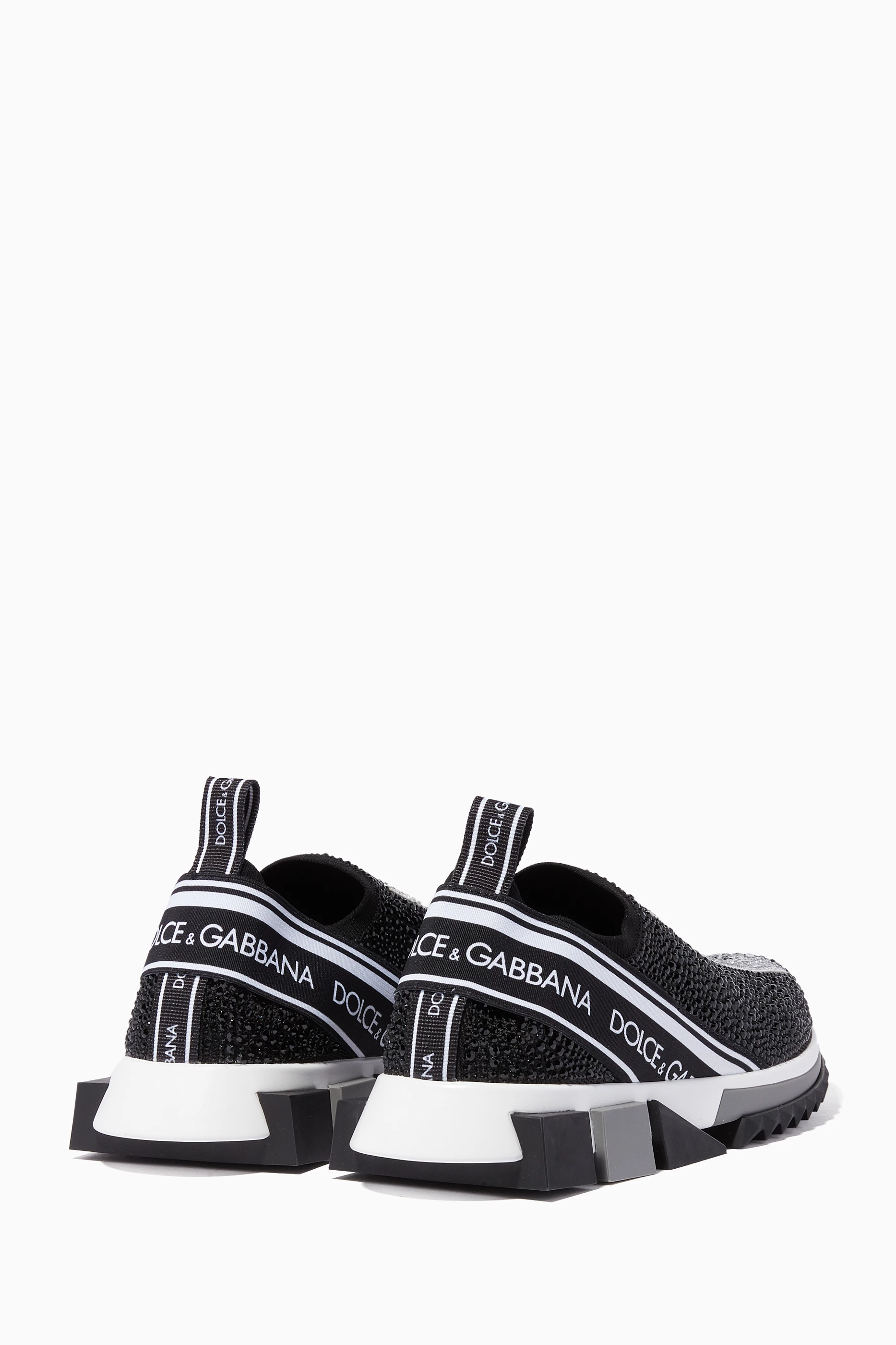 Dolce & gabbana on sale sorrento embellished sneakers
