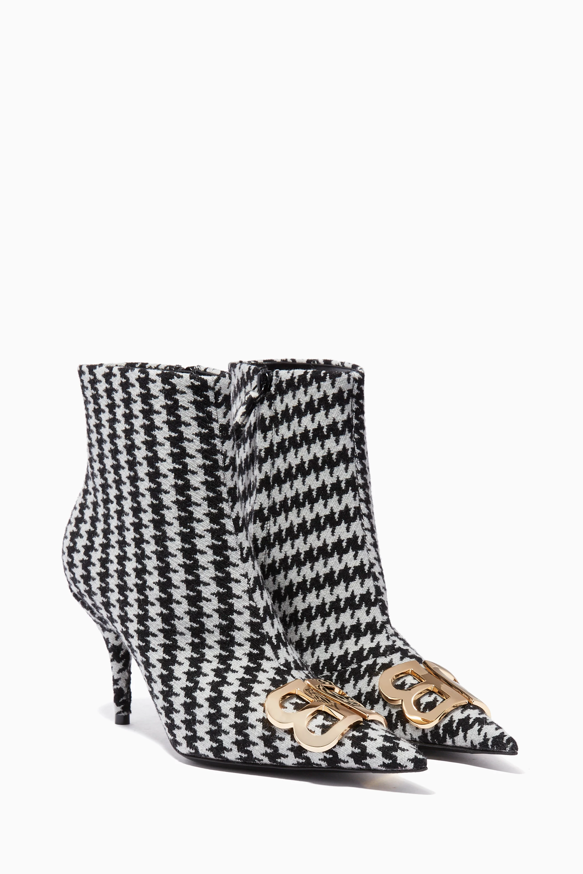 Balenciaga houndstooth booties clearance