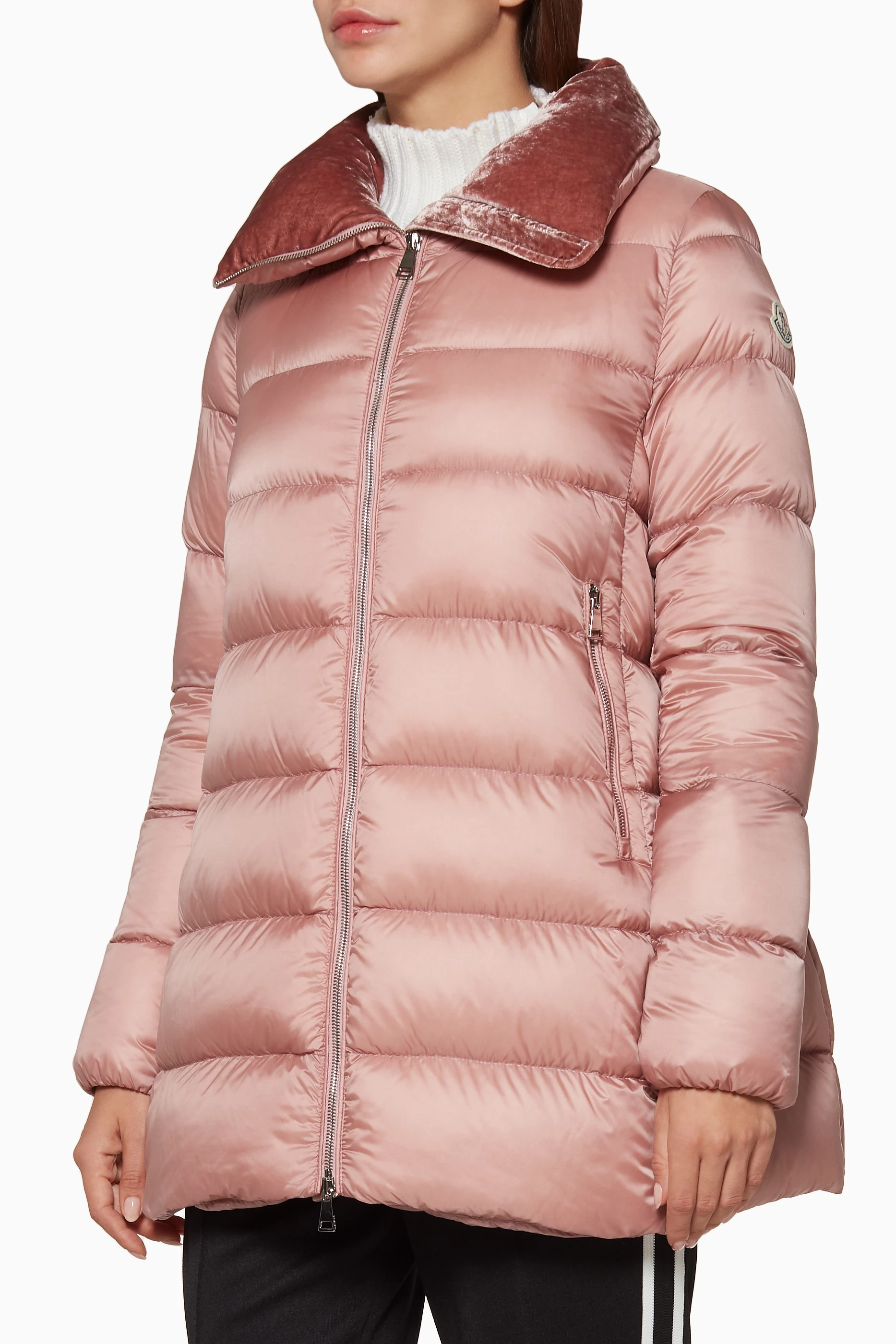 Buy Moncler Pink Light Pink Torcol Jacket for Women in UAE Ounass