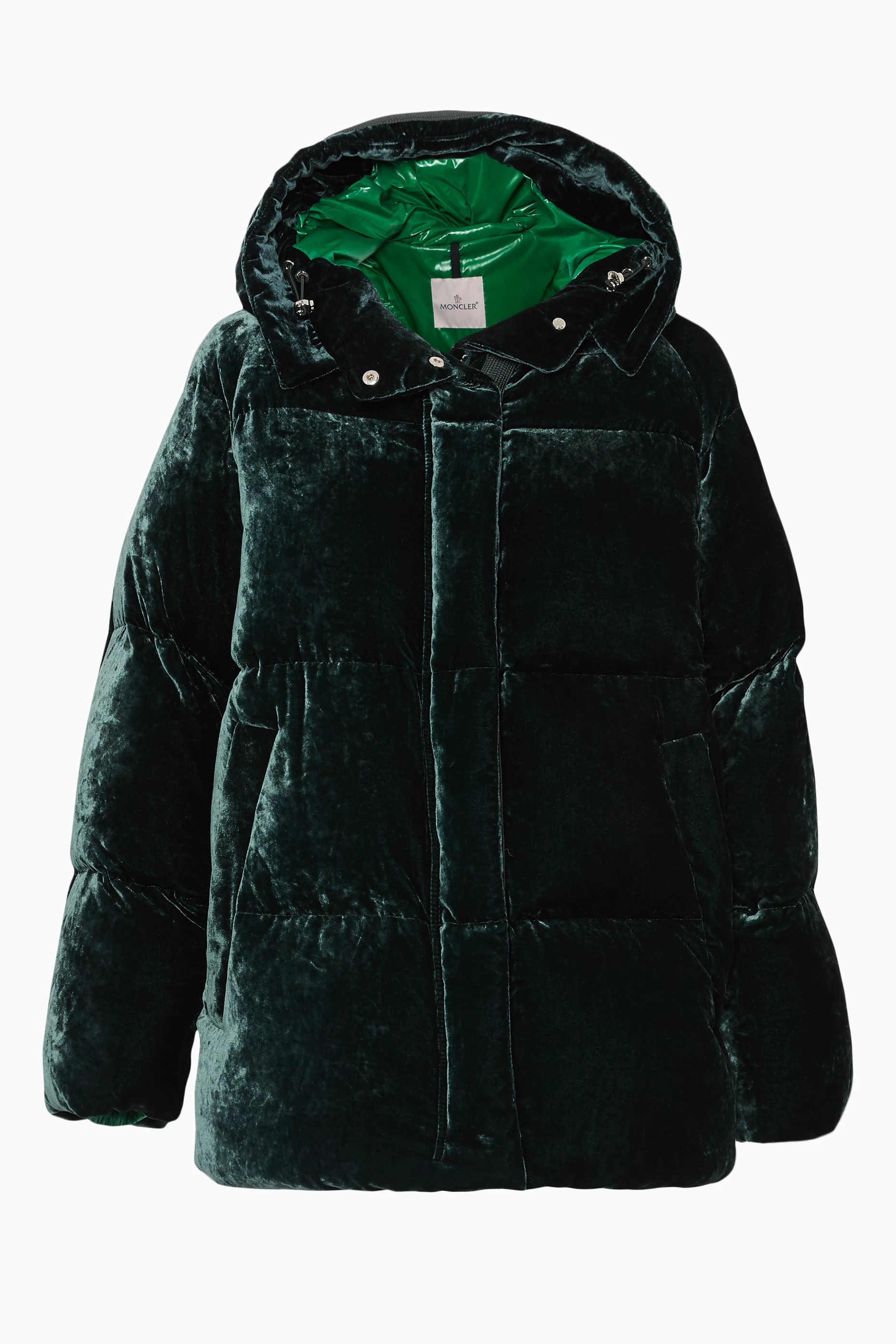 Buy Moncler Green Dark Green Butor Quilted Jacket for Women in UAE Ounass