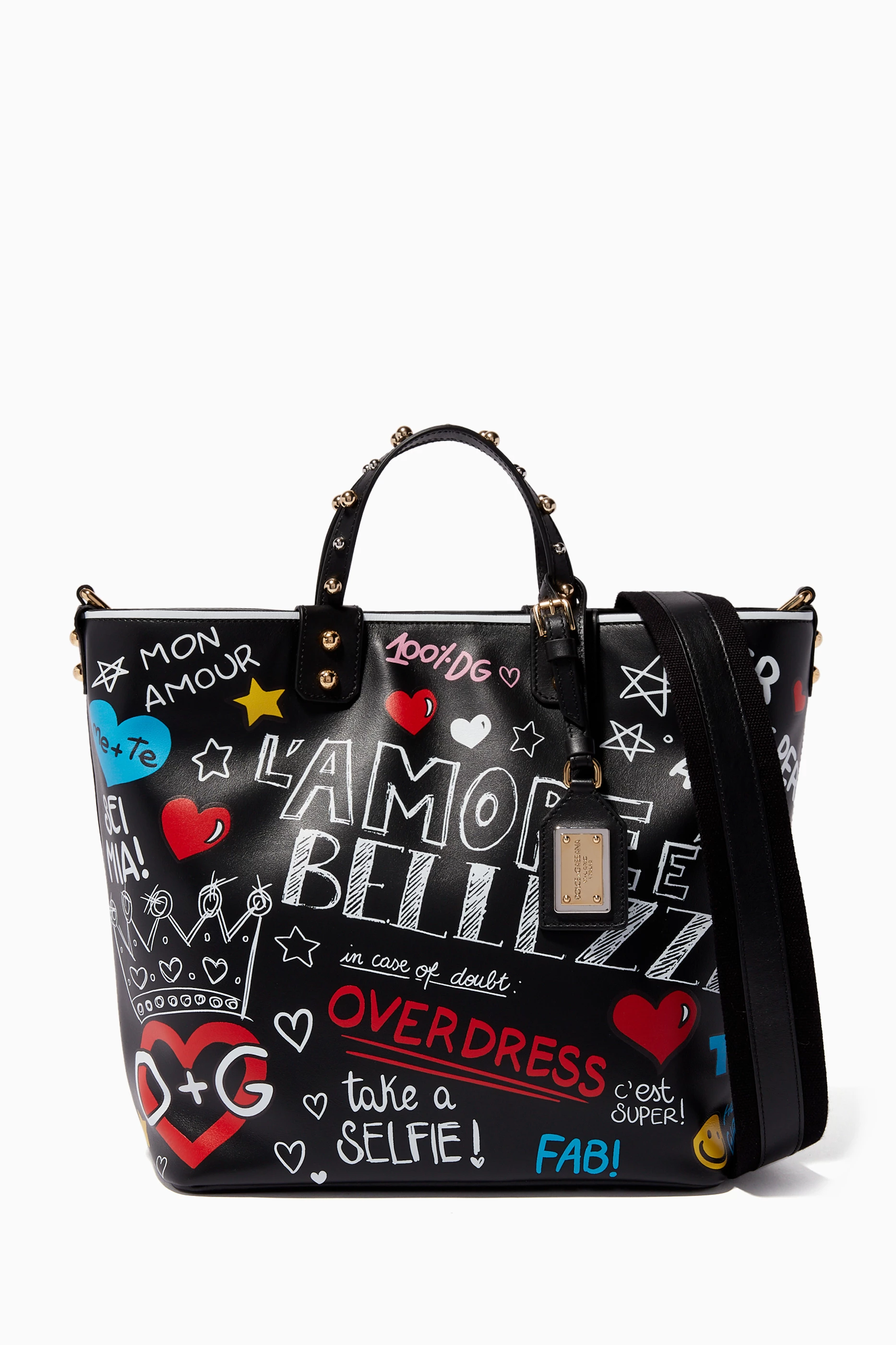 Dolce and top gabbana graffiti bag
