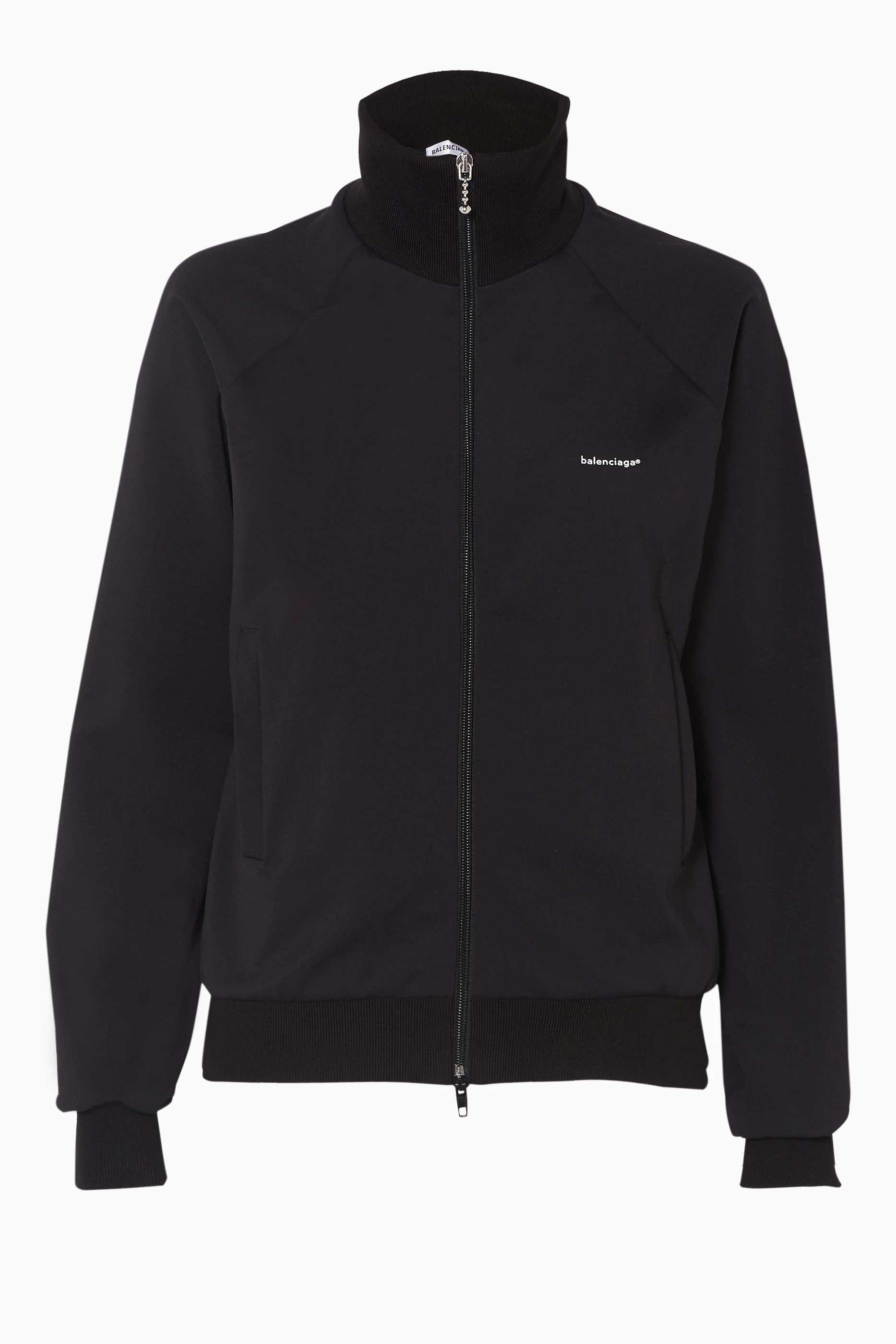 Balenciaga track jacket best sale black