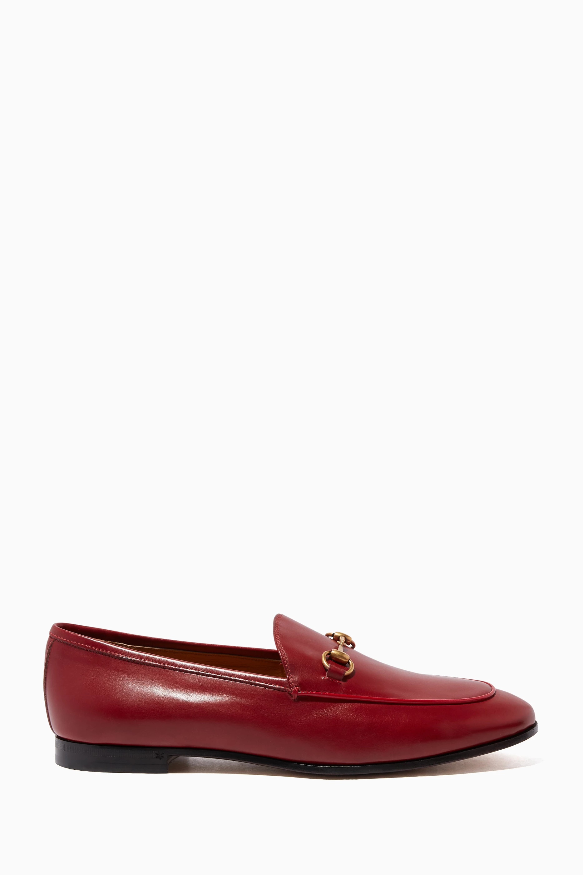 Red gucci deals loafers