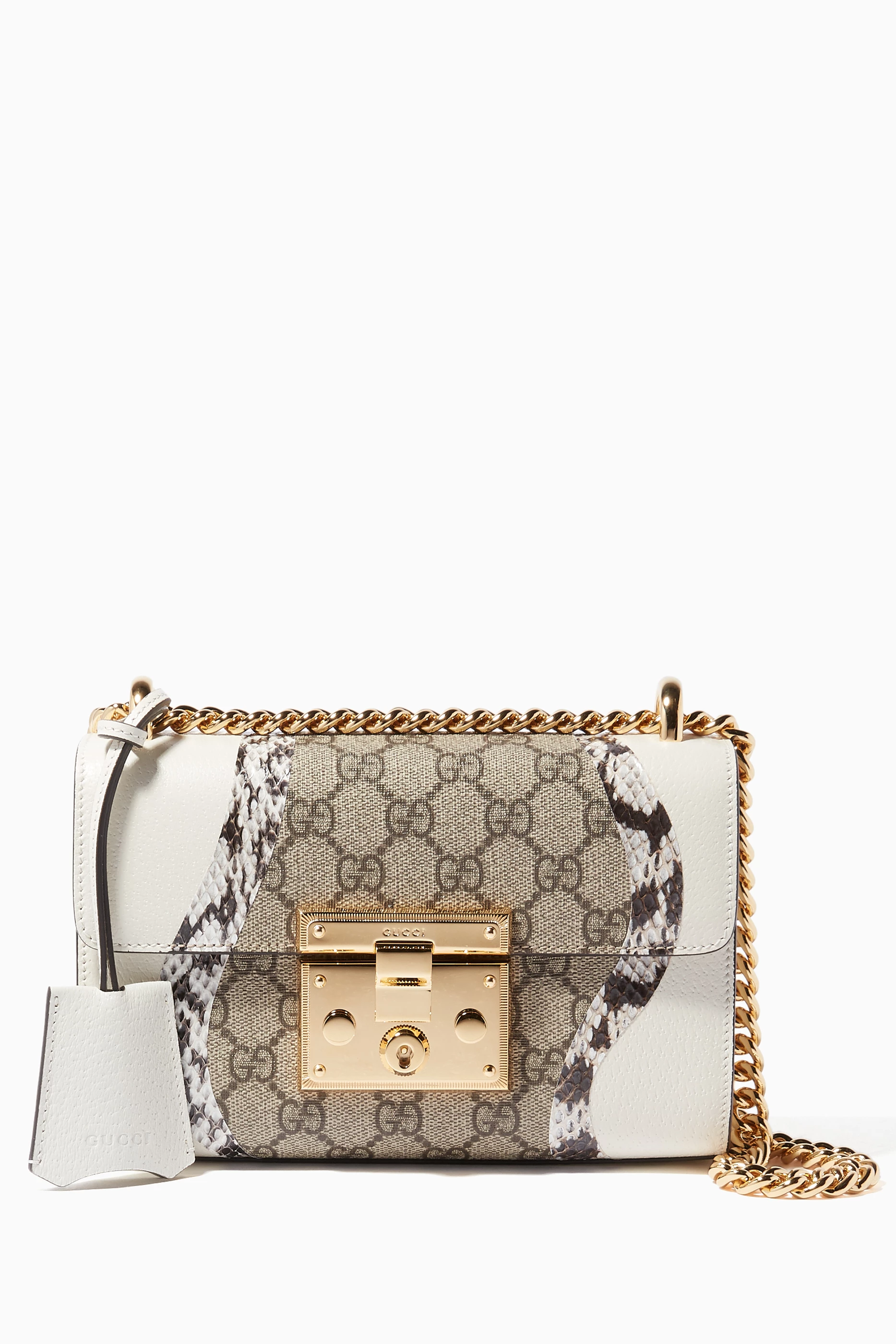 Gucci padlock white outlet
