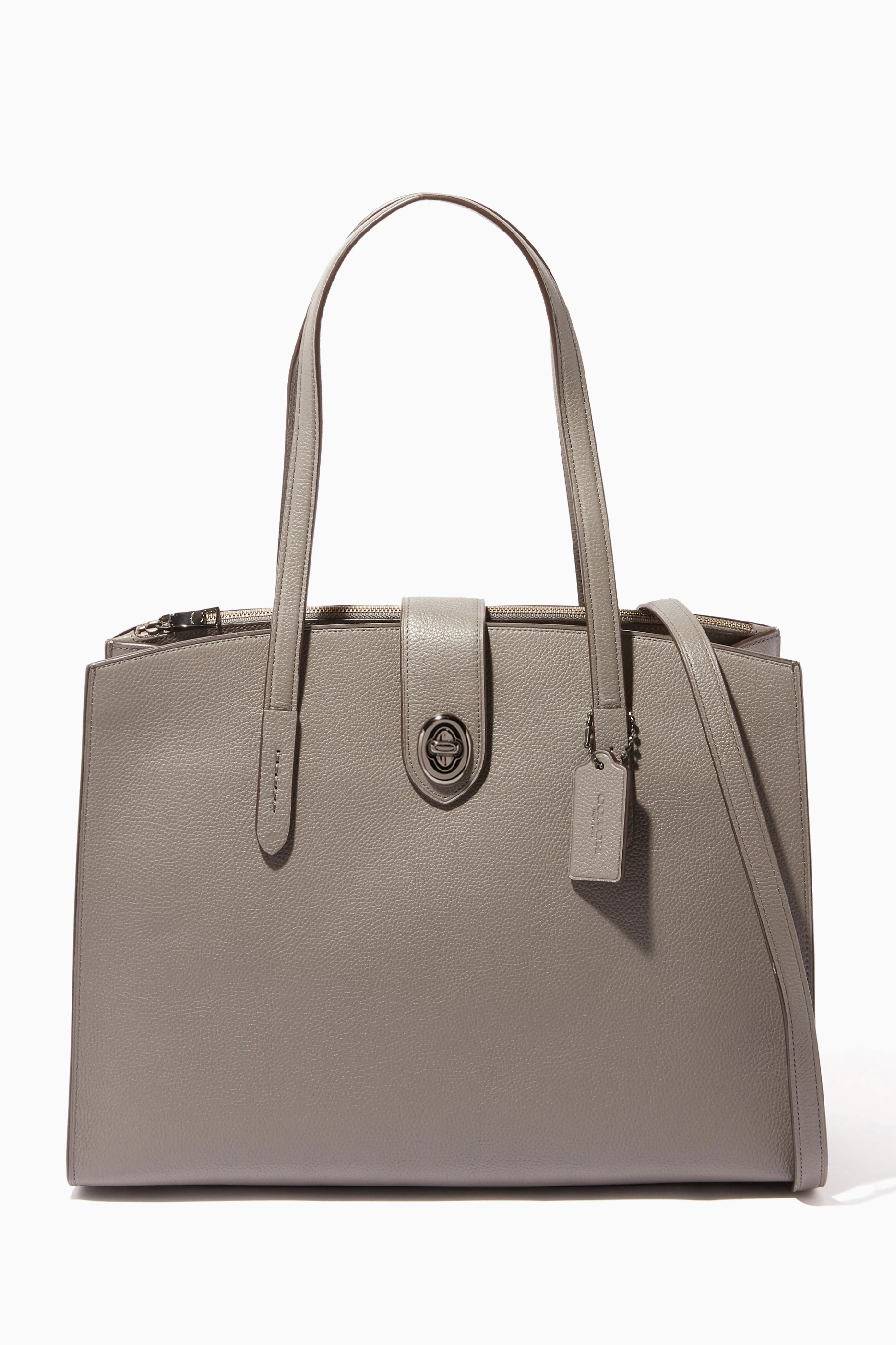 Coach charlie carryall grey clearance