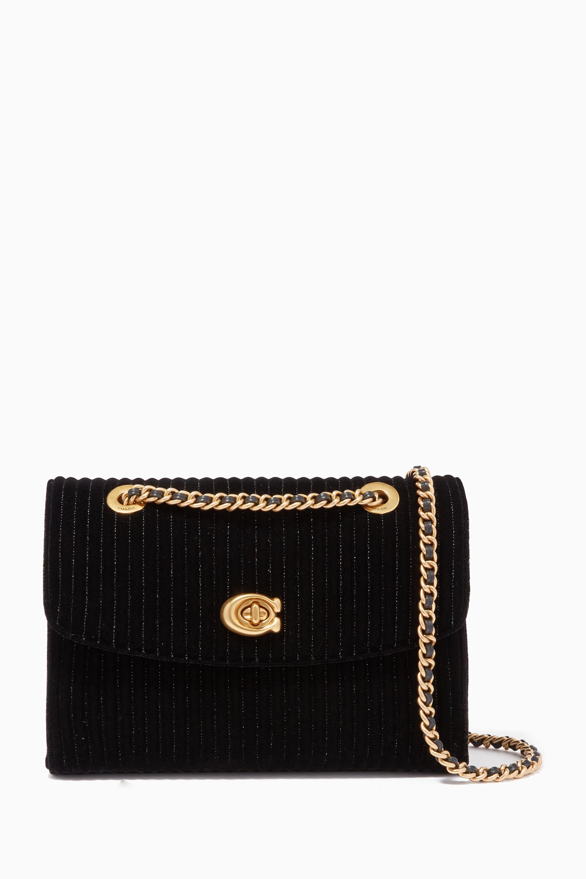 Coach velvet clearance bag
