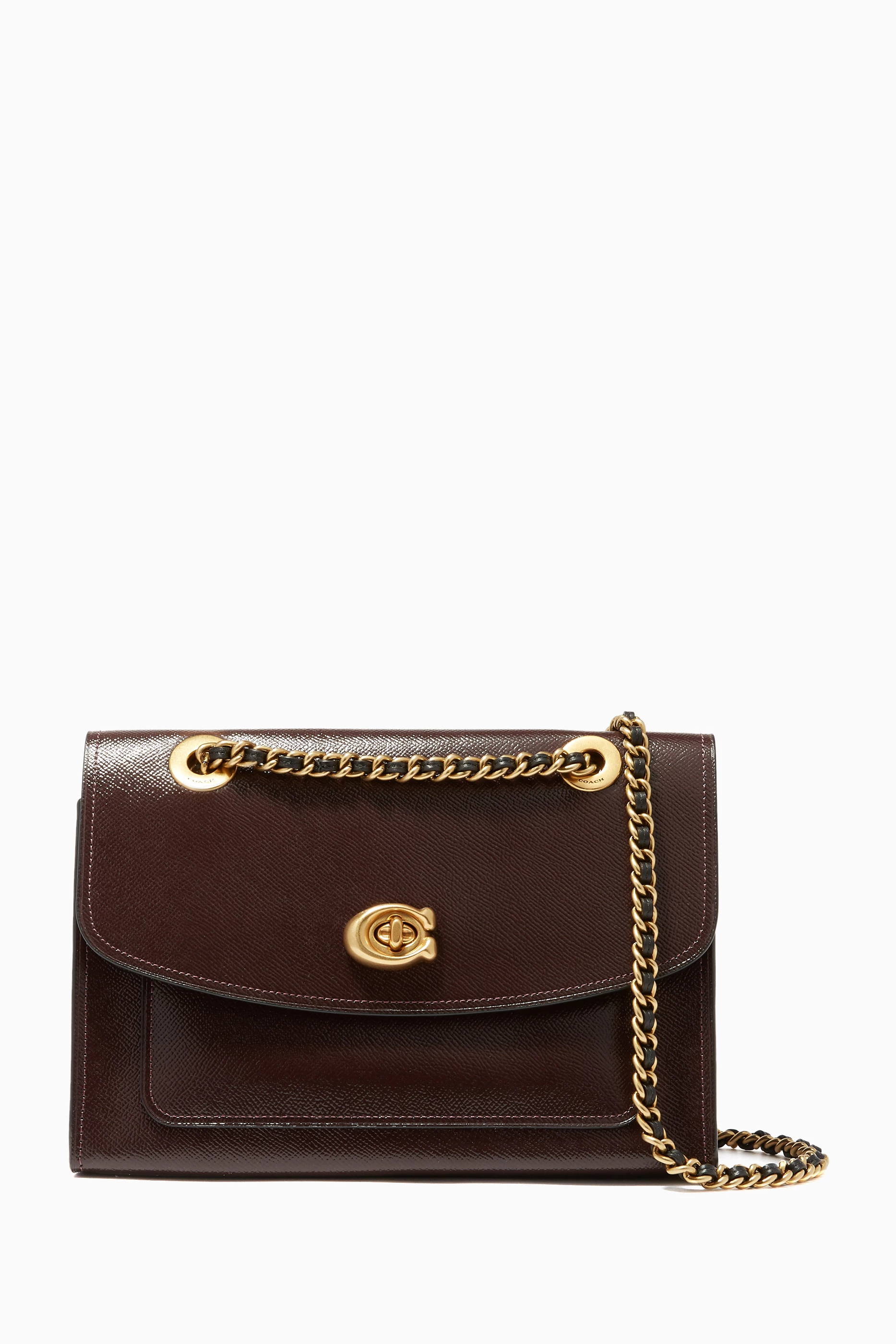 Coach parker clearance oxblood