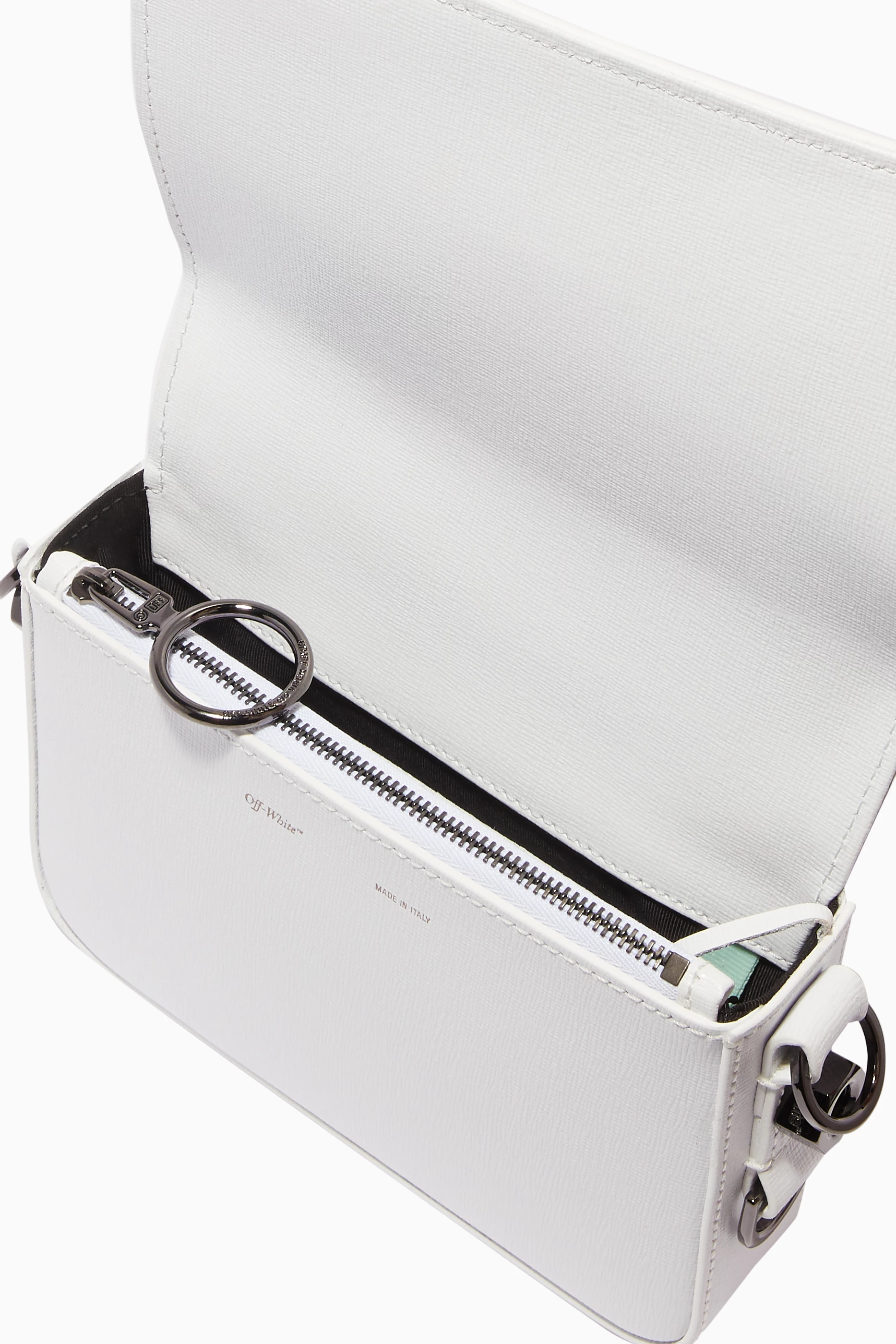 Diag flap bag off white sale