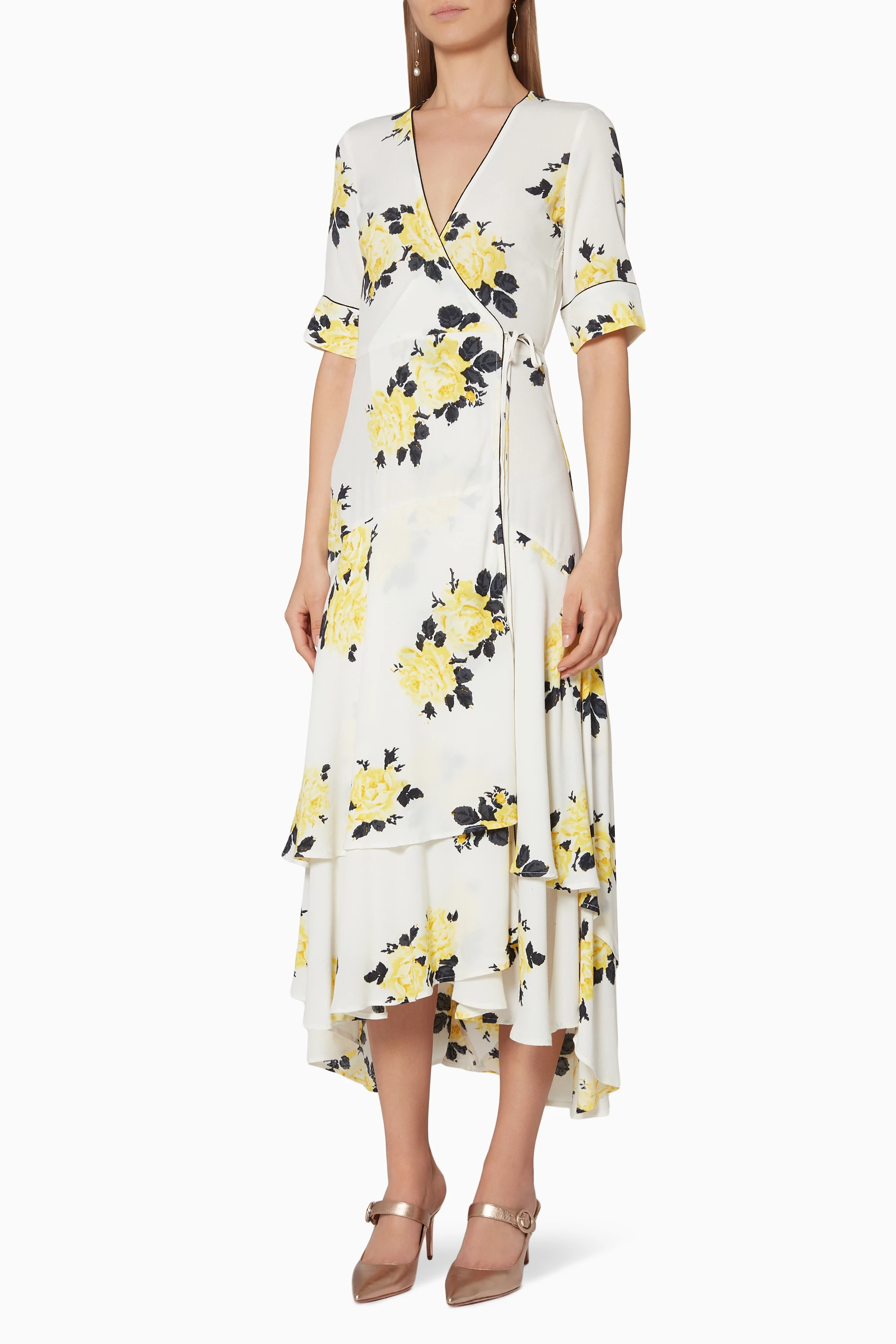 Ganni vanilla ice dress store