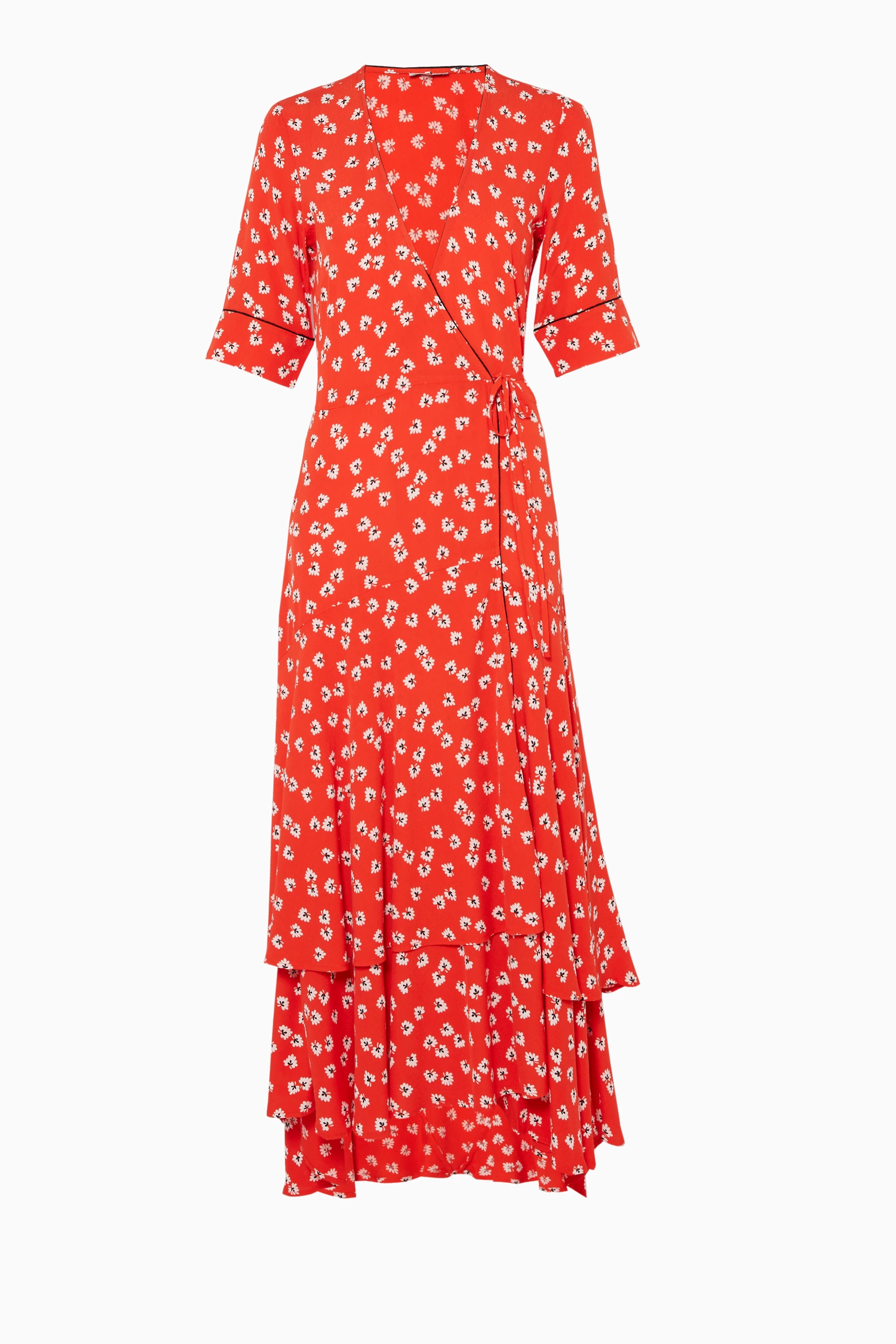 Ganni big cheap apple red dress