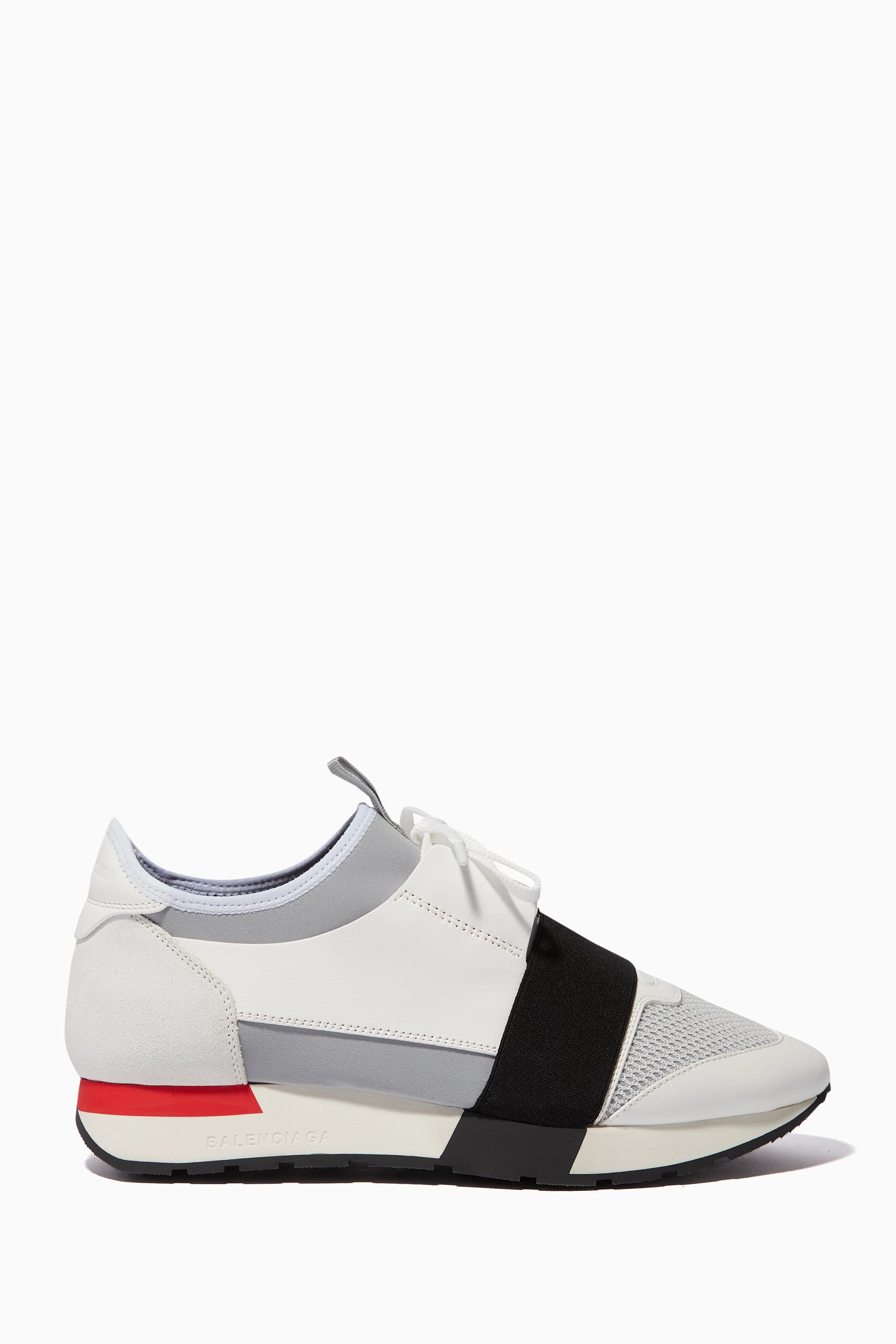 Buy Balenciaga White White Race Runner Sneakers for Women in UAE