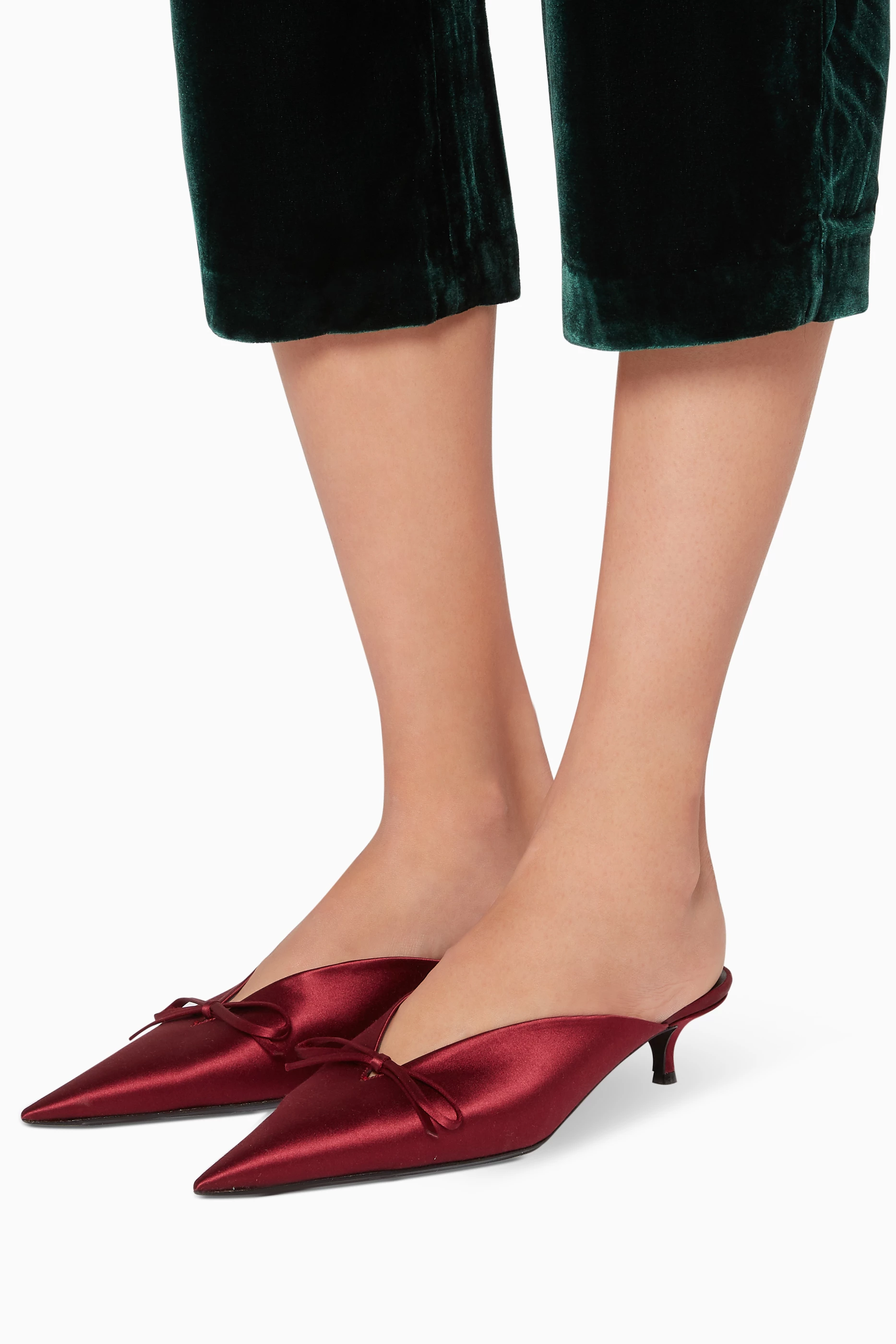 Balenciaga mules red store