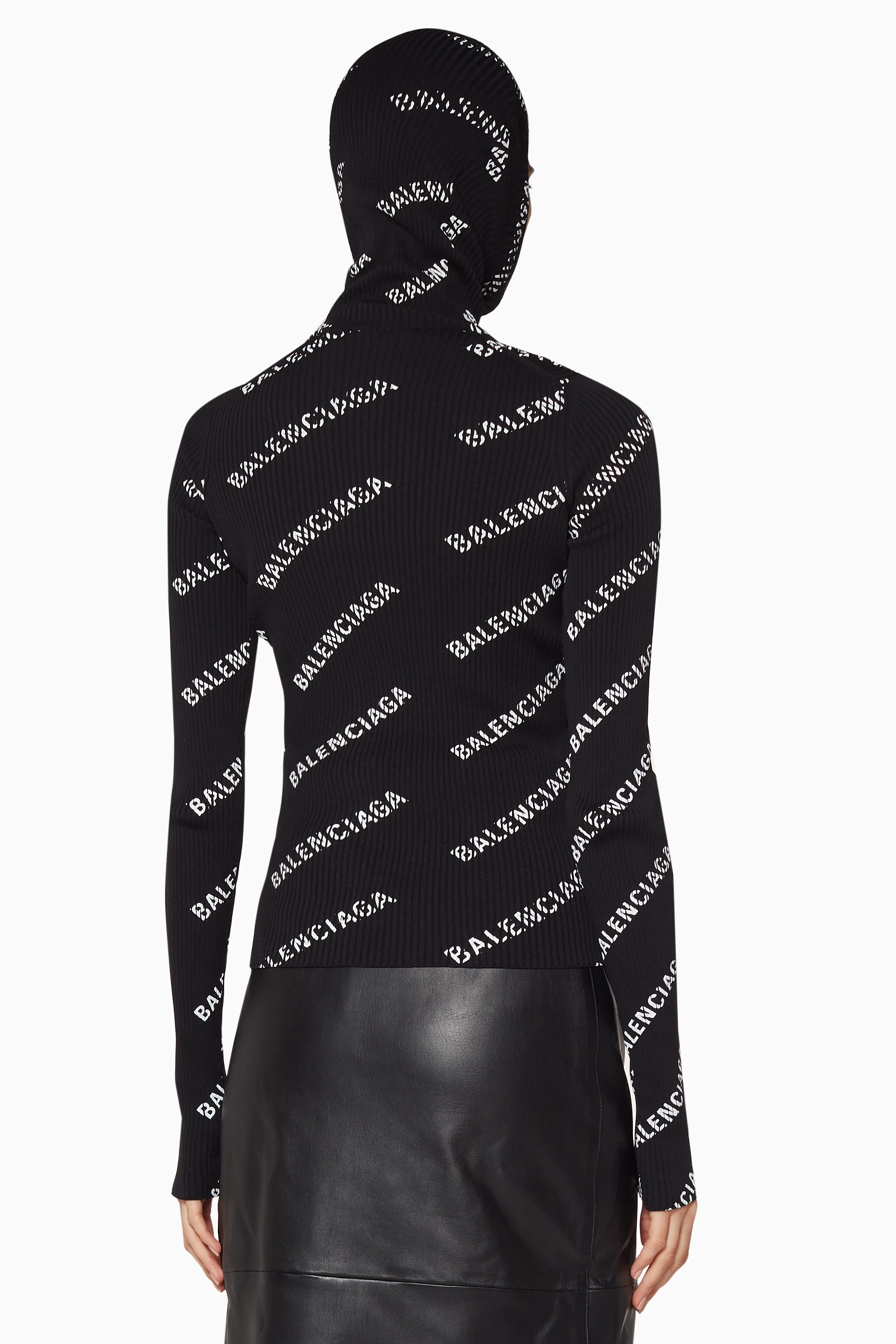 Balenciaga ribbed sweater deals