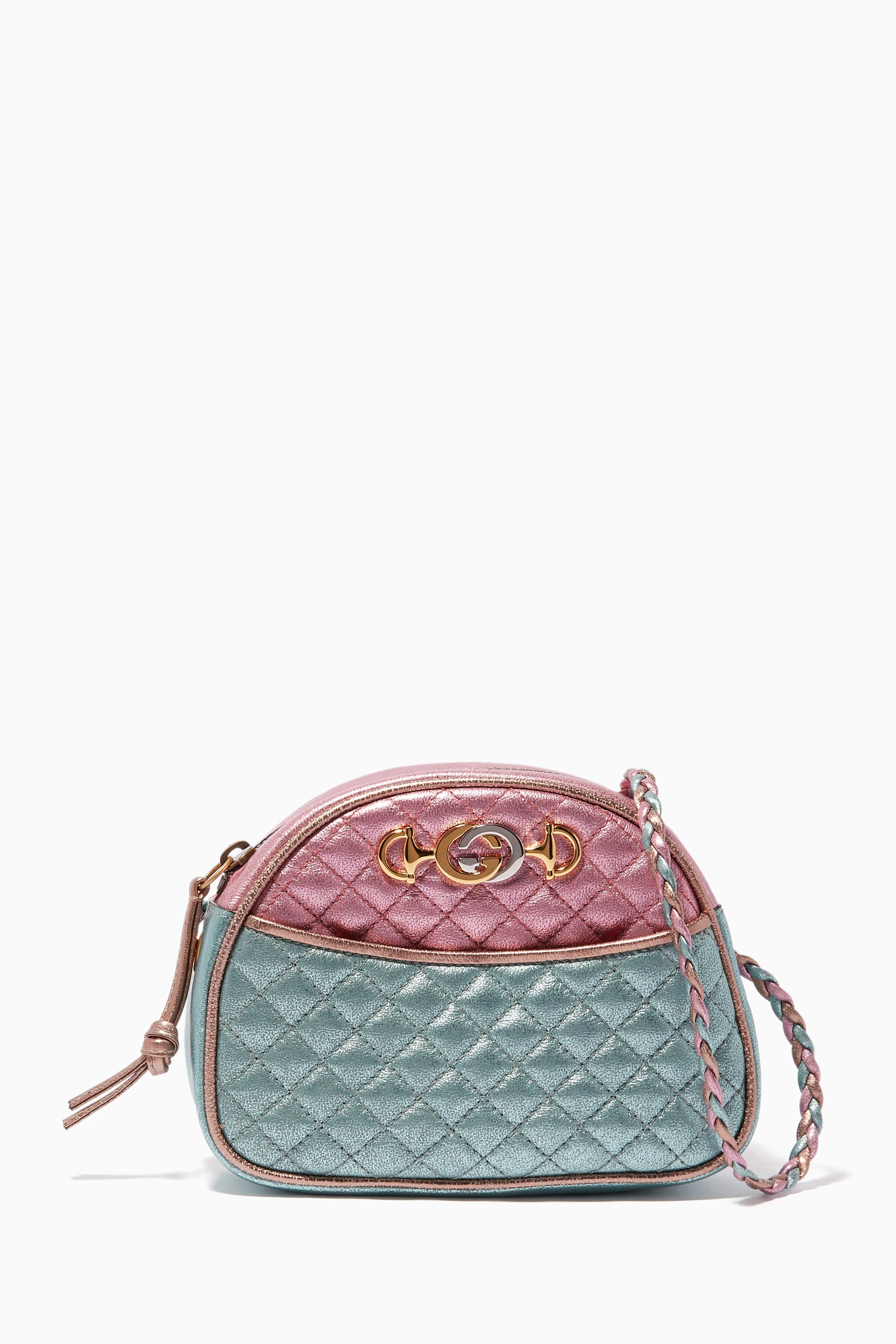 Gucci pink clearance and blue bag