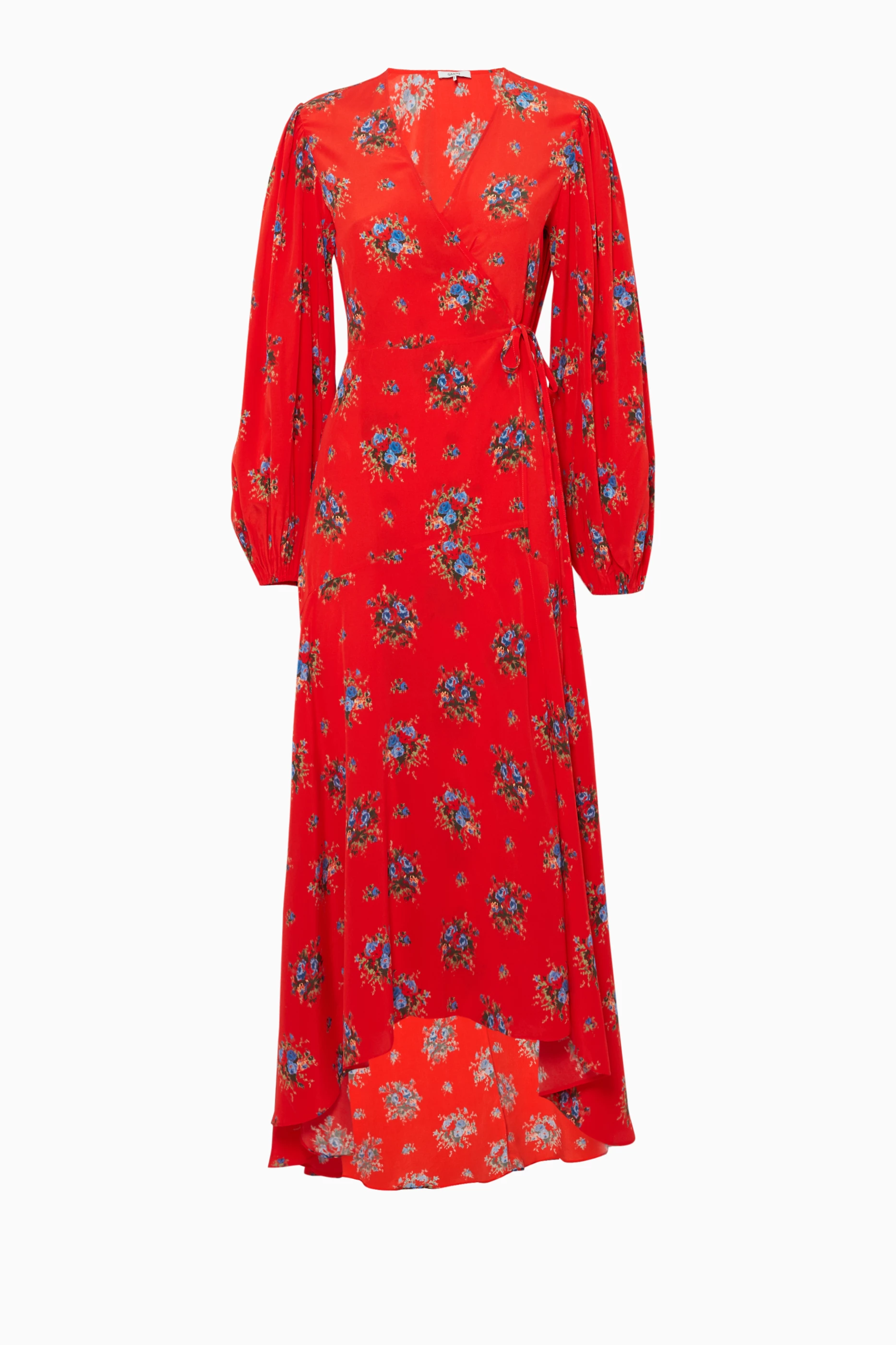 Ganni kochhar wrap dress top