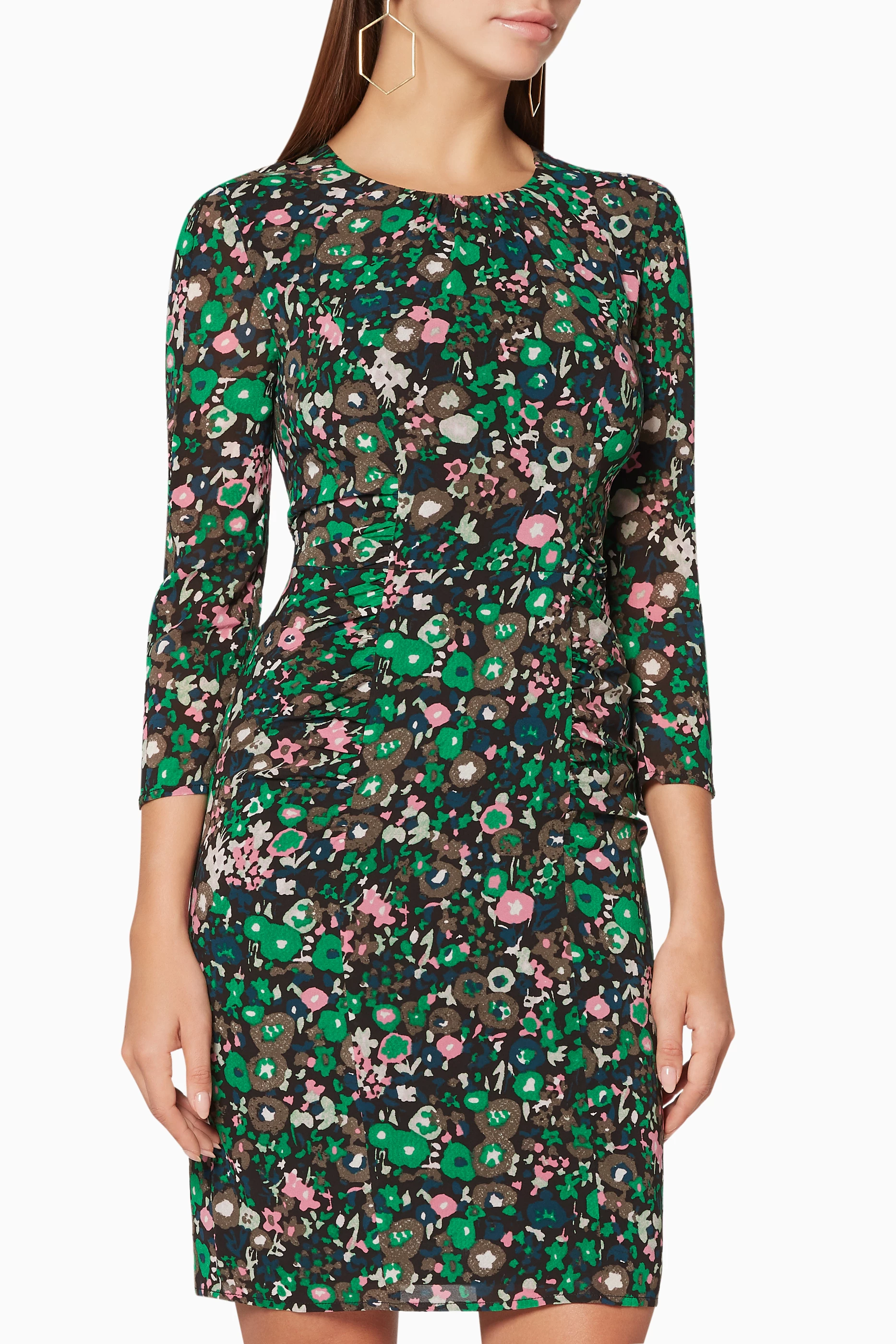 Whistles adelaide outlet print silk bodycon