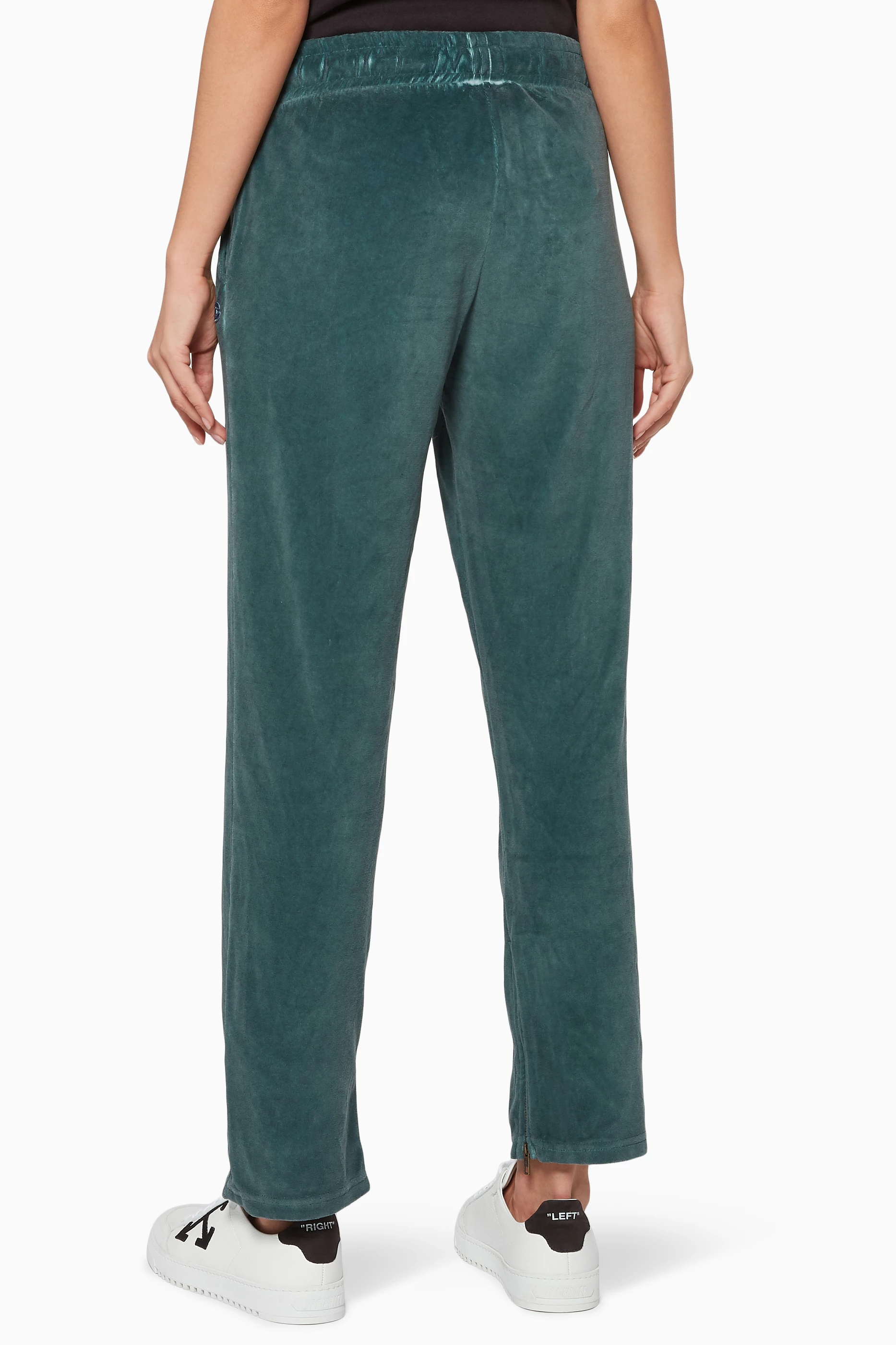 Green champion deals track pants