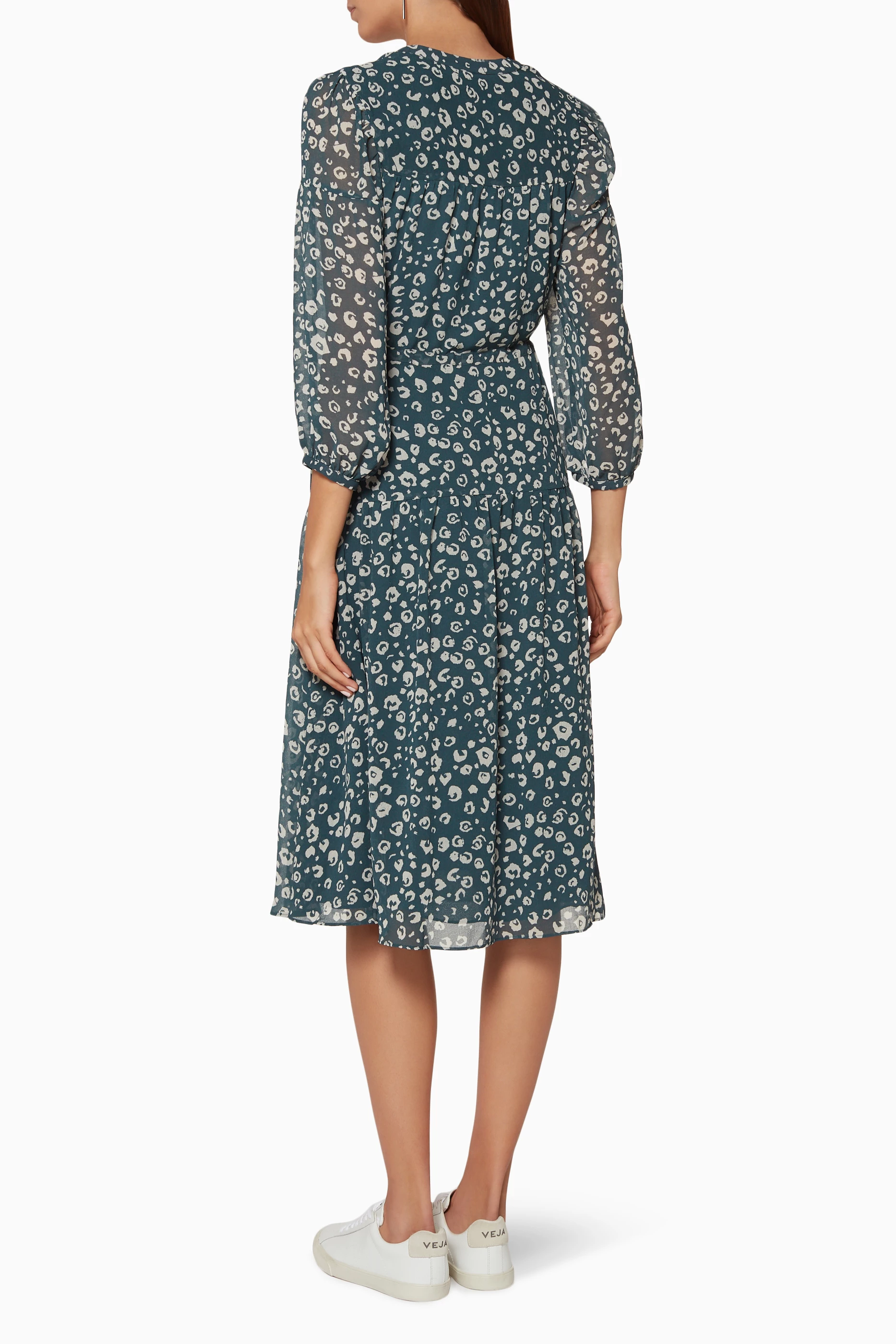 Adrianne cheetah on sale print dress