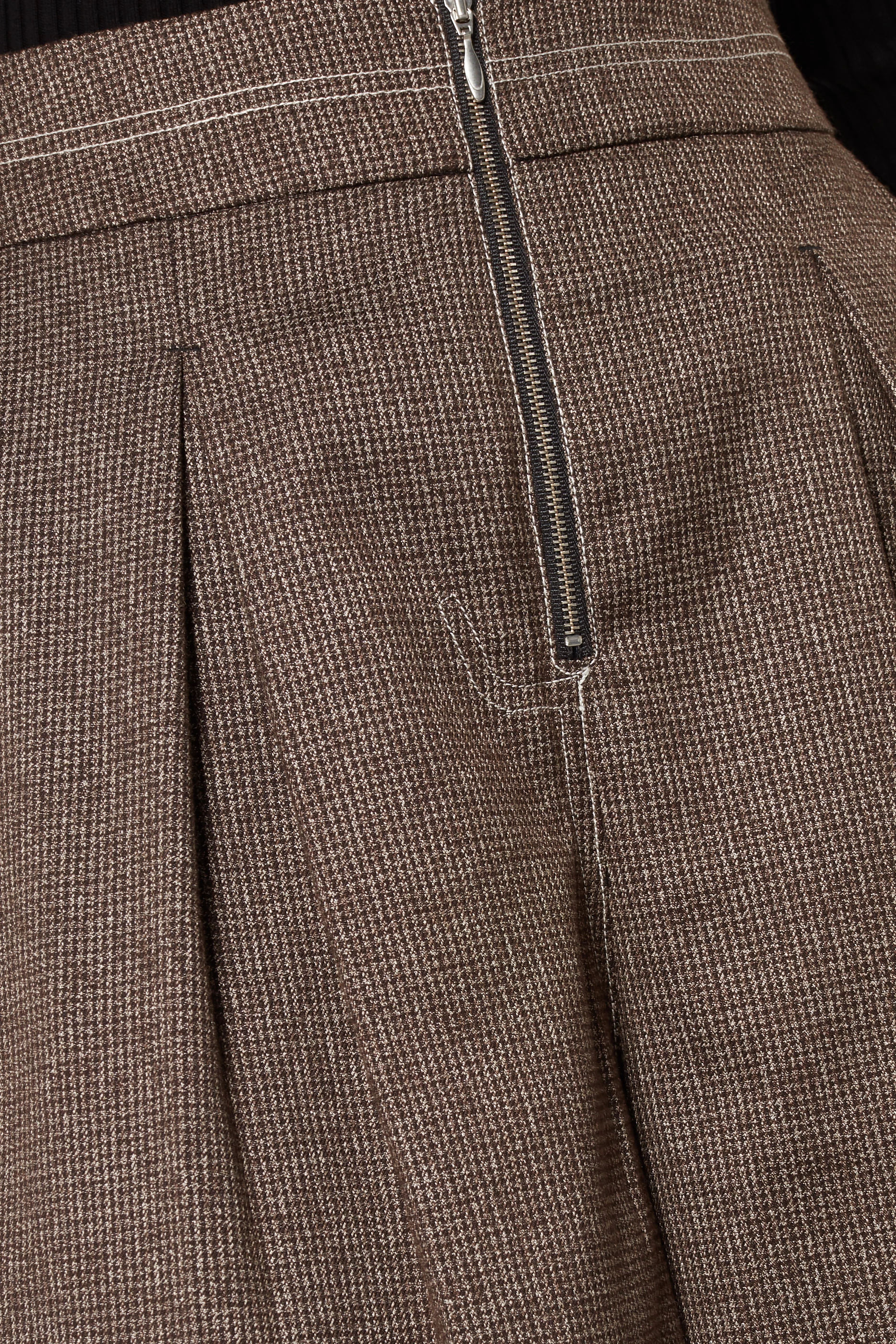 Buy Acler Brown Caramel Fleck Wide Leg Union Pants for Women in
