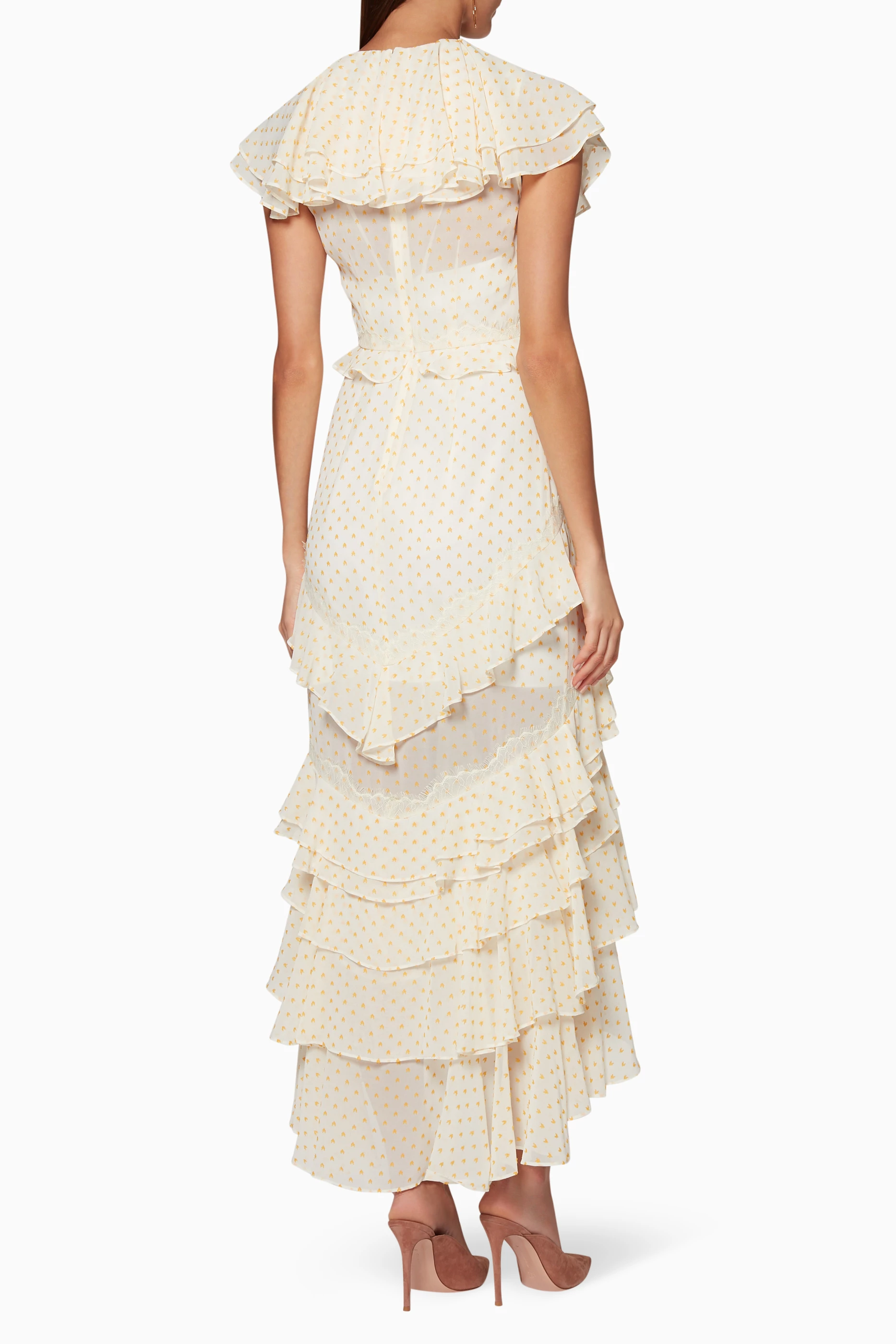 Buy Acler Neutral Lemon Embroidered Paxton Dress for Women in UAE